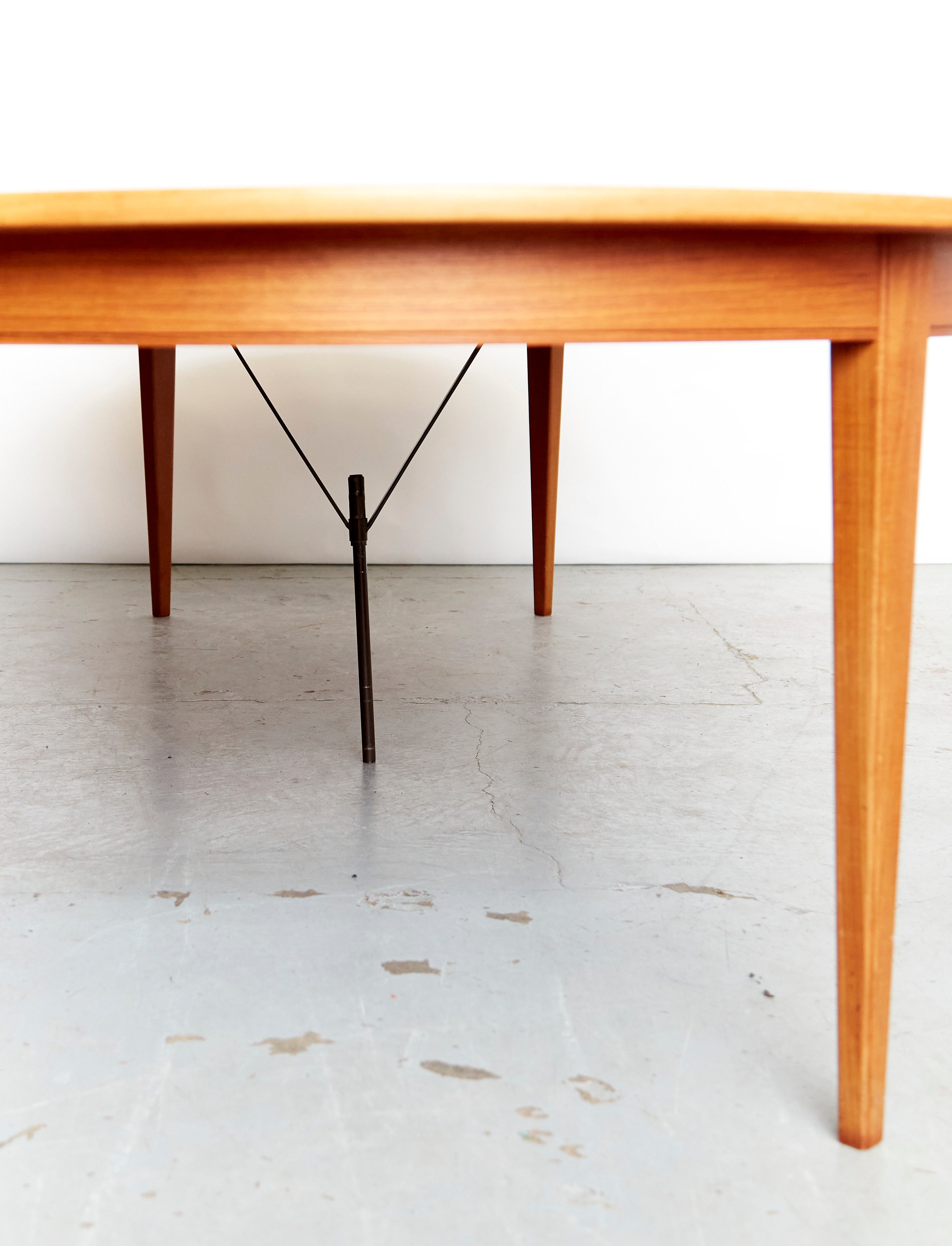 Table à manger en teck No.55 par Gunni Omann pour Omann Jun.