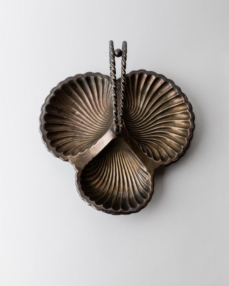 1900 Silver Plated Centerpiece Bowl by Mappin and Webb | The Oblist — vintage silver finish