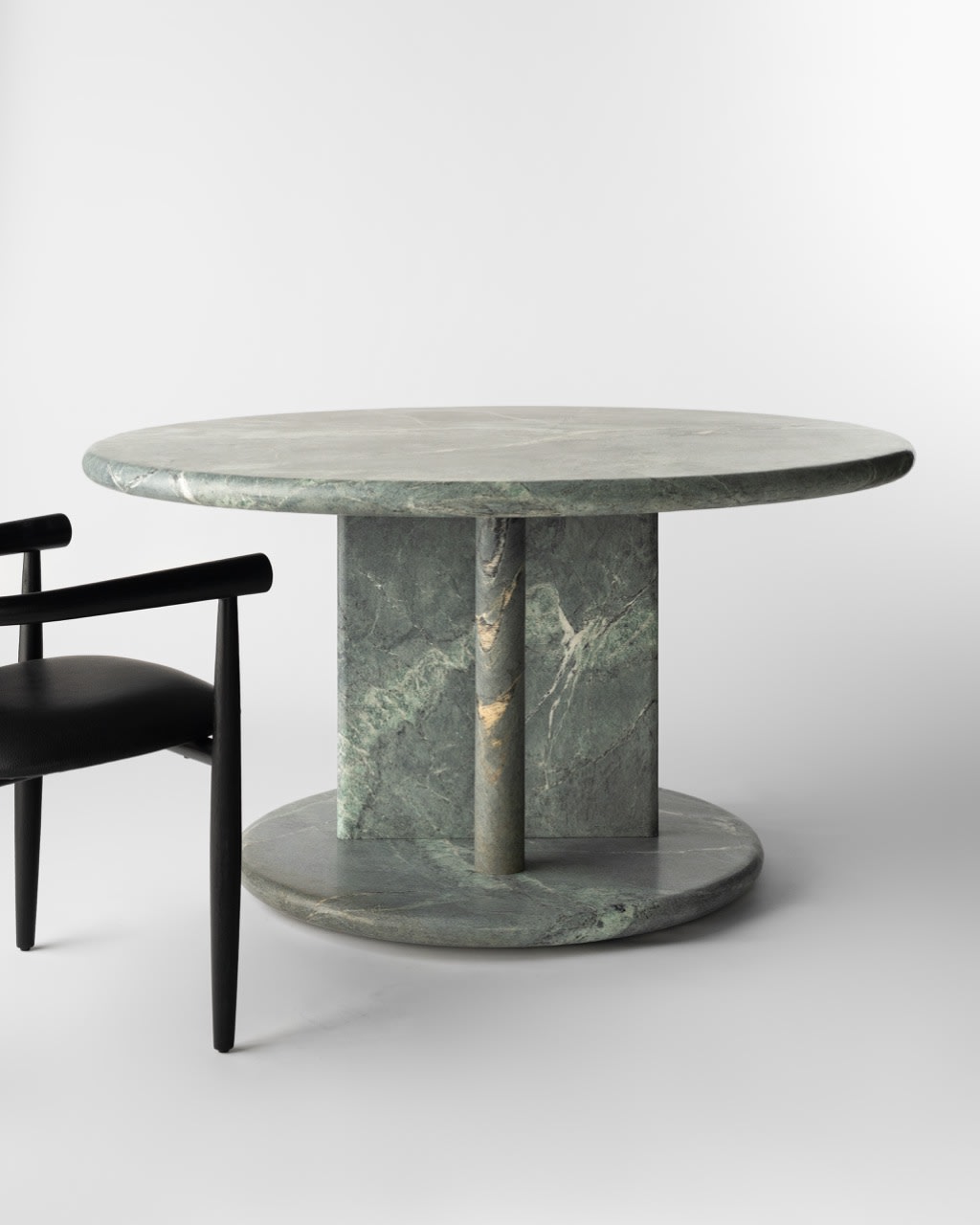 Saule Dining Table — side angle