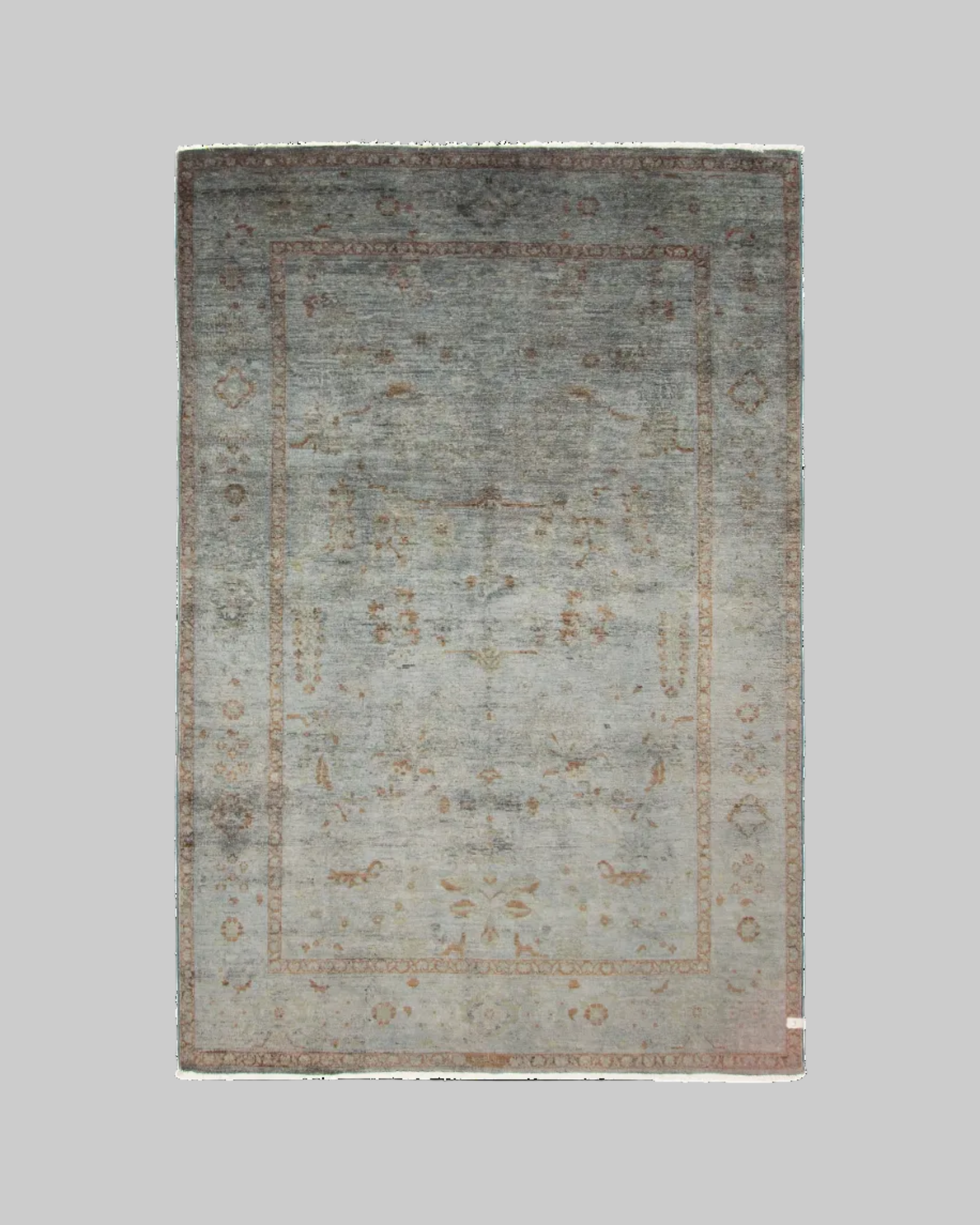 overdyed rug in heron 183 x 269 cm by catalog:three | The Oblist