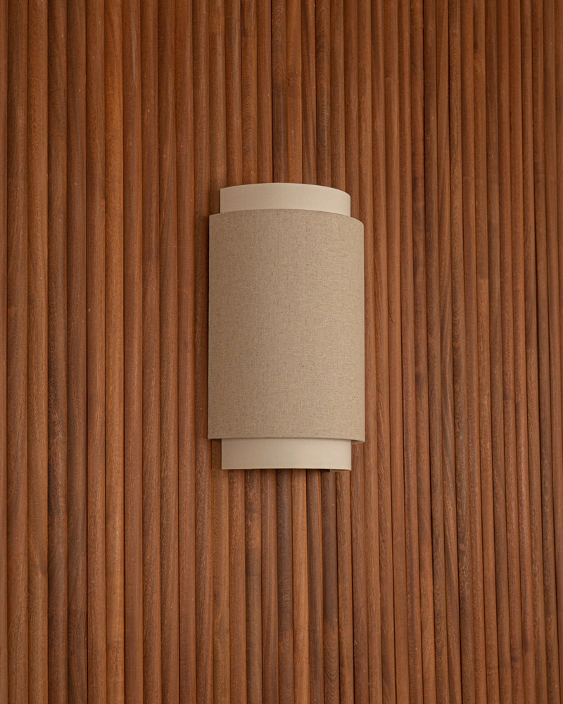 'Duono' Wall Light Linen by Simone & Marcel | The Oblist