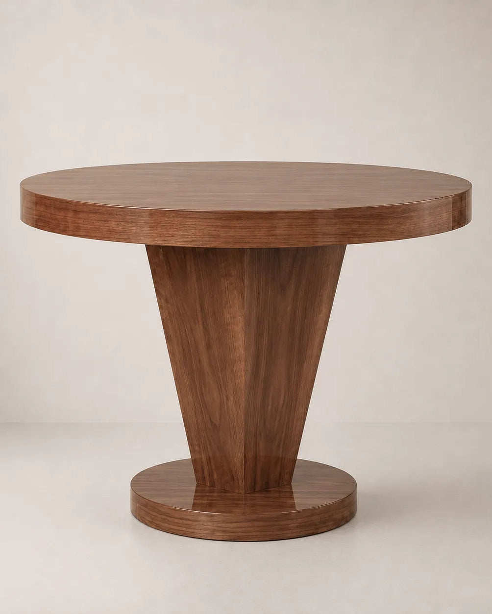 Adrian Center Table - Glossy Walnut by RIJD Interior | The Oblist
