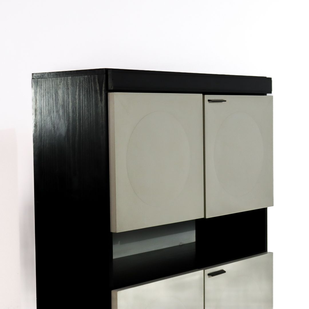 Brutalist Bar Cabinet 1970S — lifestyle setting