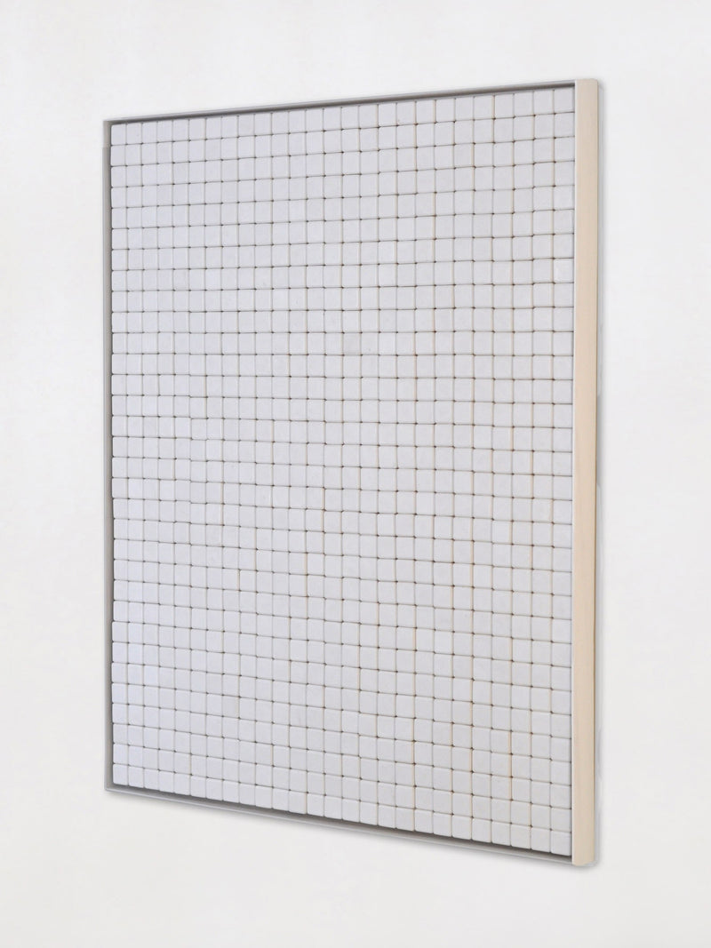 White Cubes No. 6 – Minimalist Wall Sculpture Relief — detail view