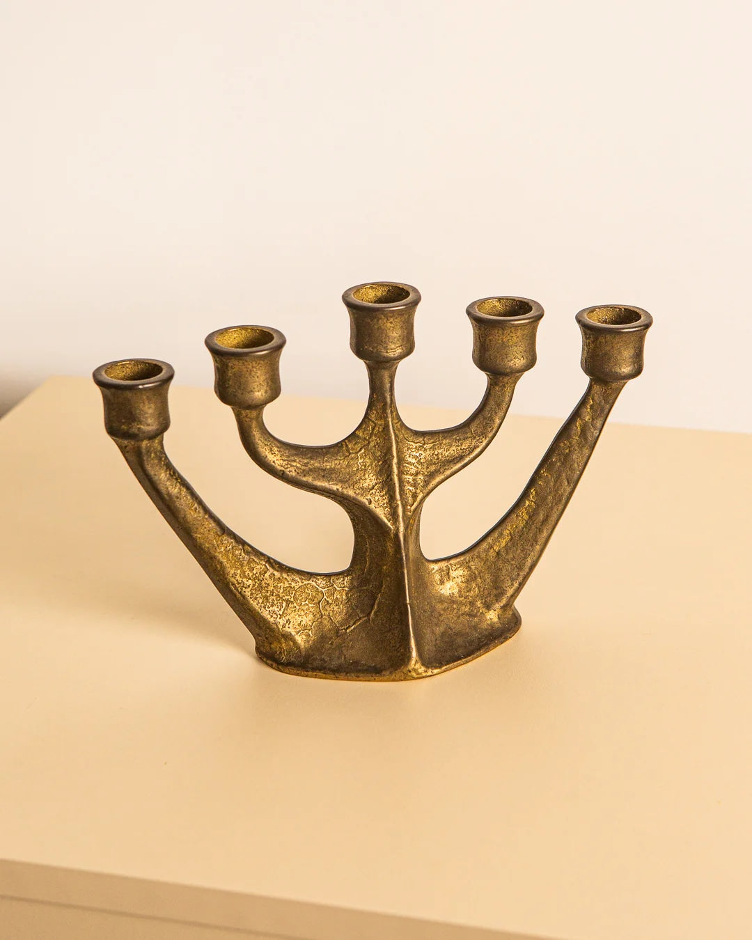 Italian Five-branch Brass Candleholder 60's