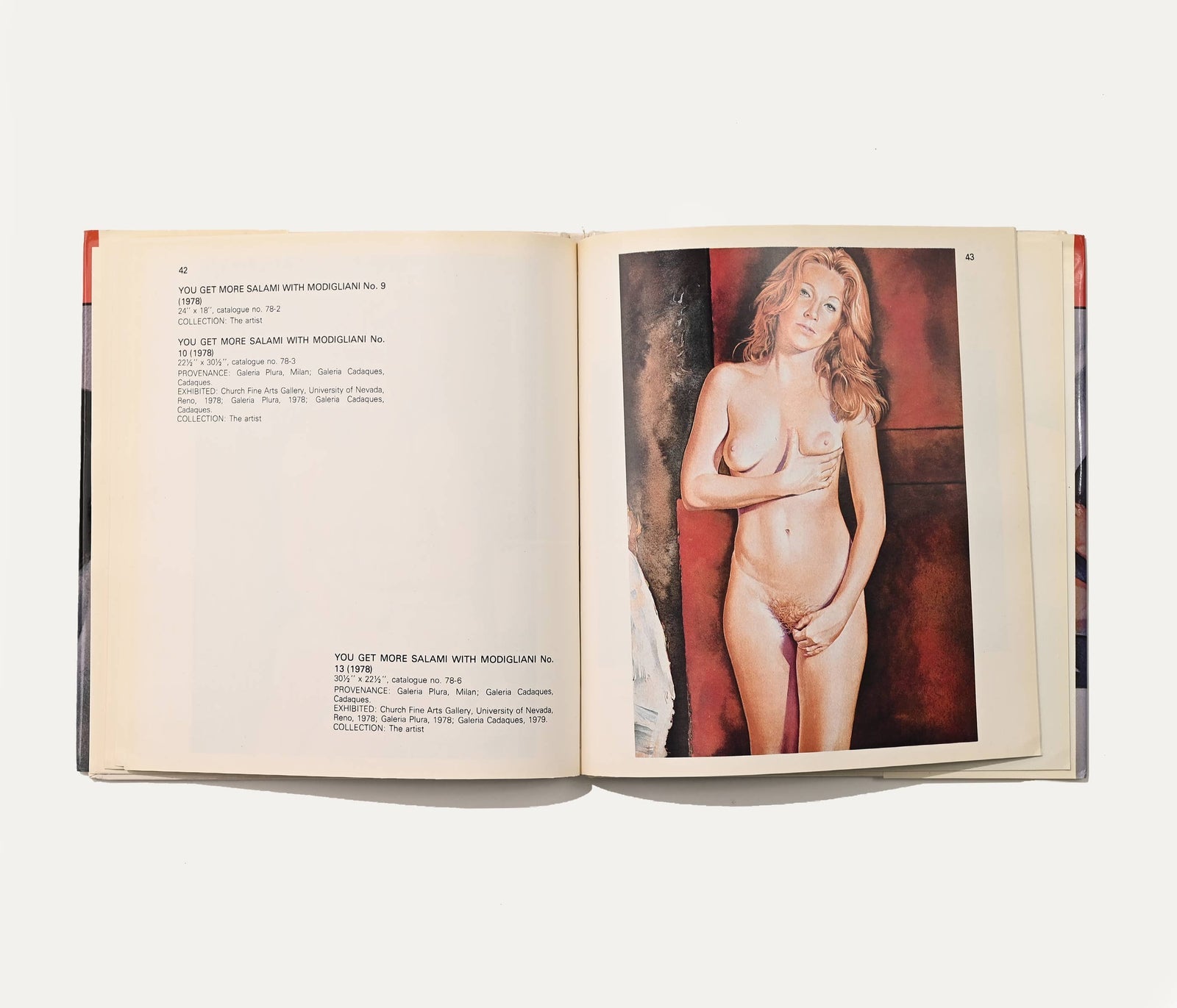 Mel Ramos: Watercolors, 1979 Art Books — close-up