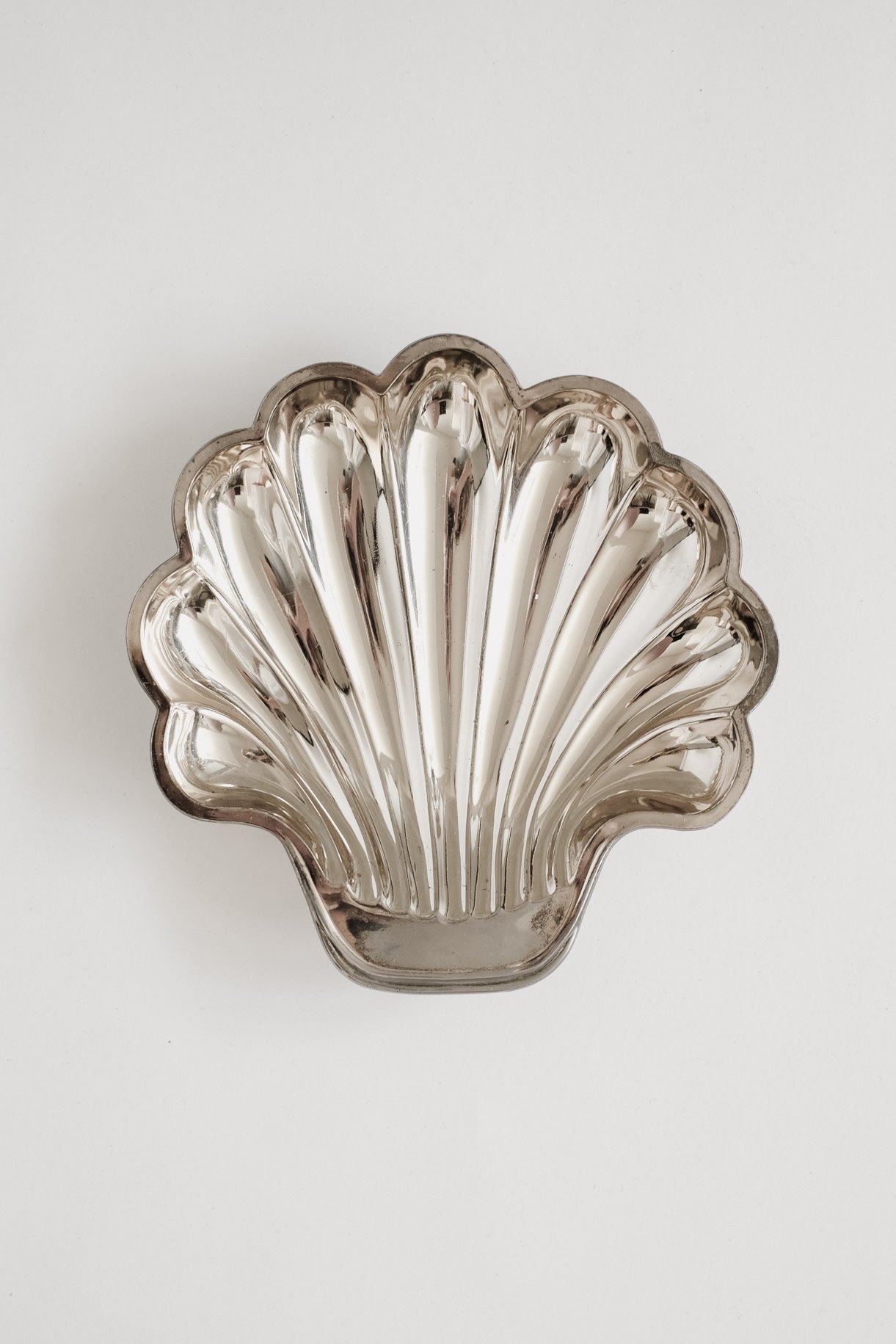 Silver-Plated Shell Dish — lifestyle setting