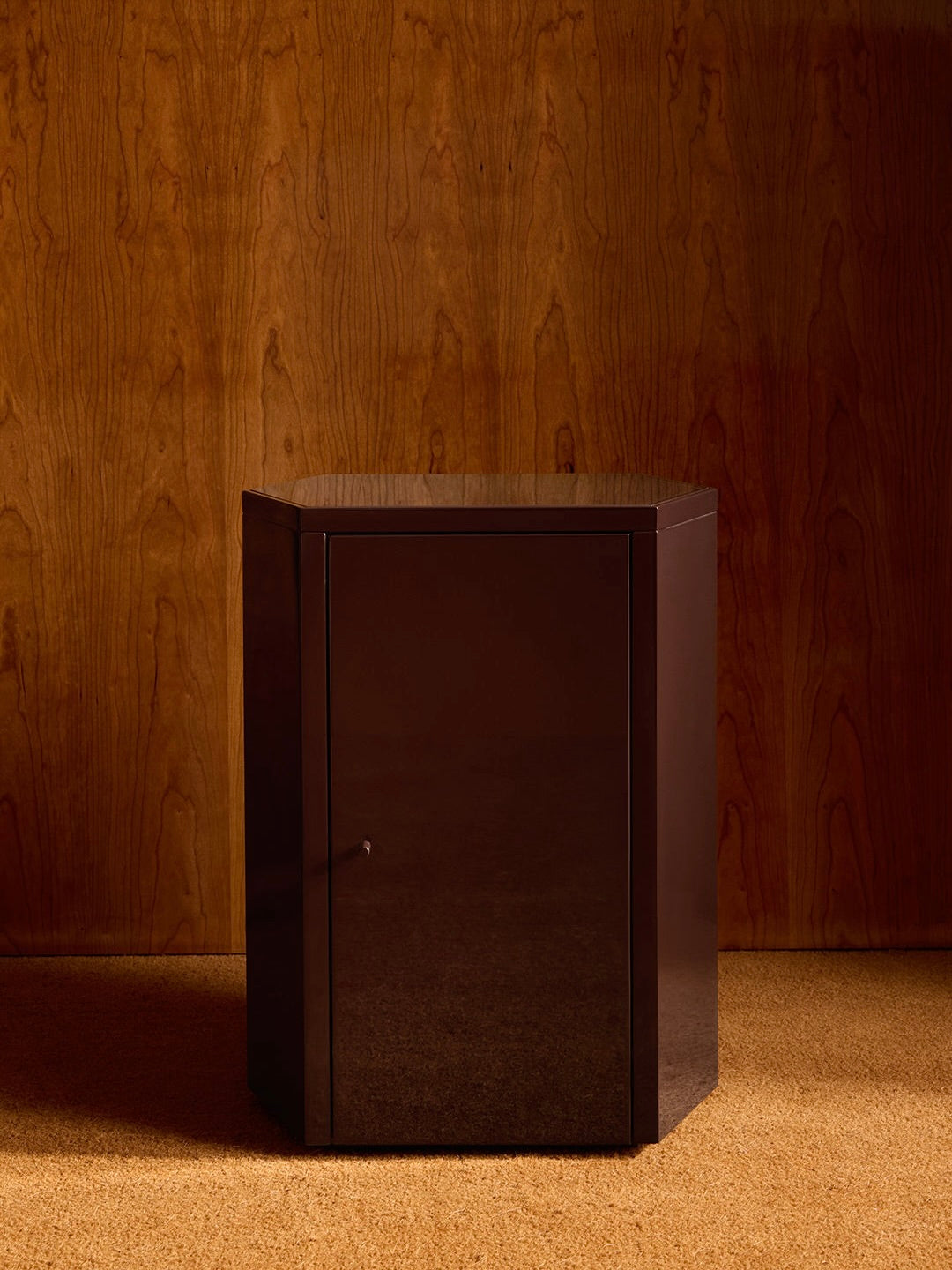 Pair of Park Nightstand in Lacquer by Lemon | The Oblist