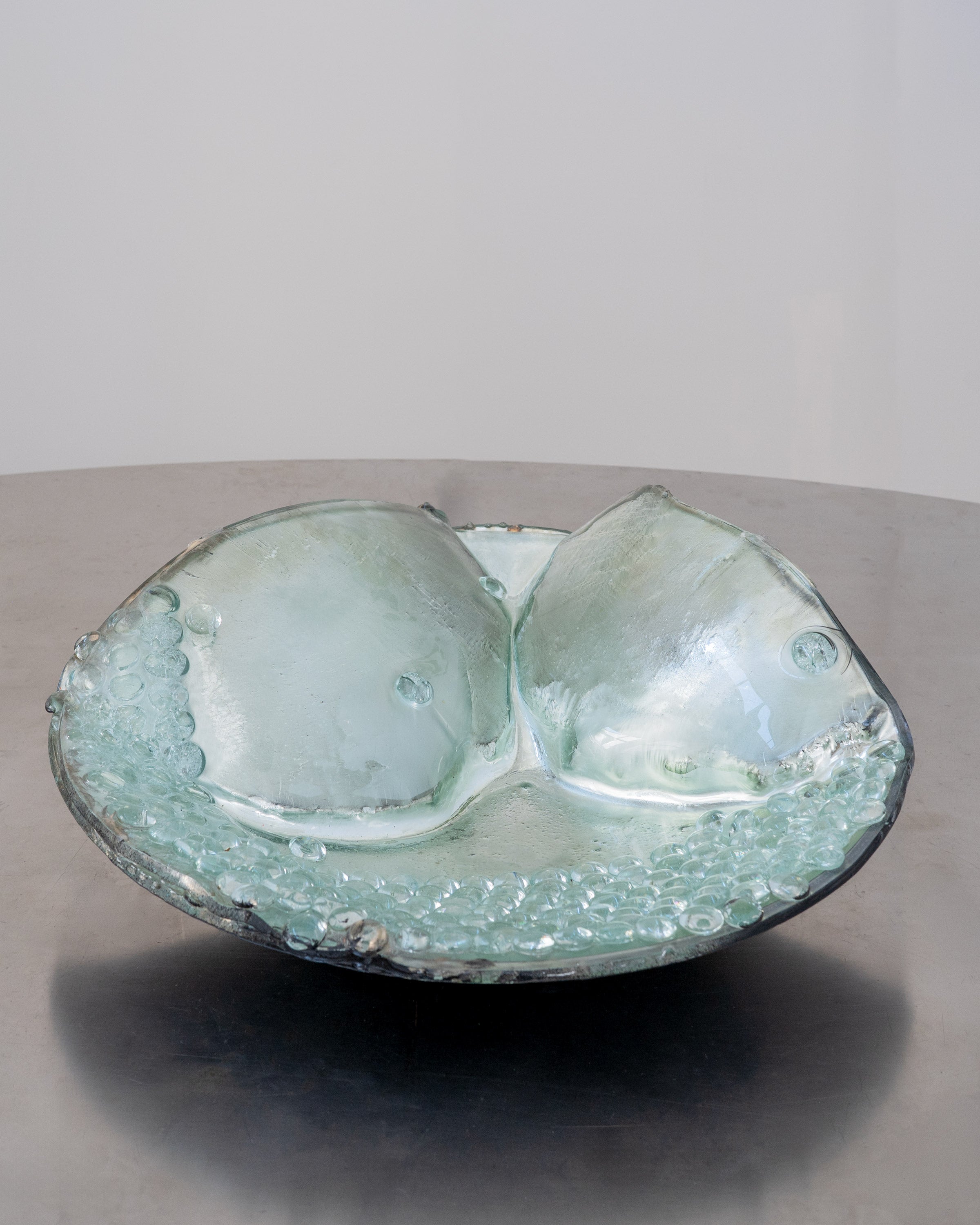 'Lunar Highlands', Sculptural Glass Centrepiece Bowl by Christopher Matthews, 2025 — in context