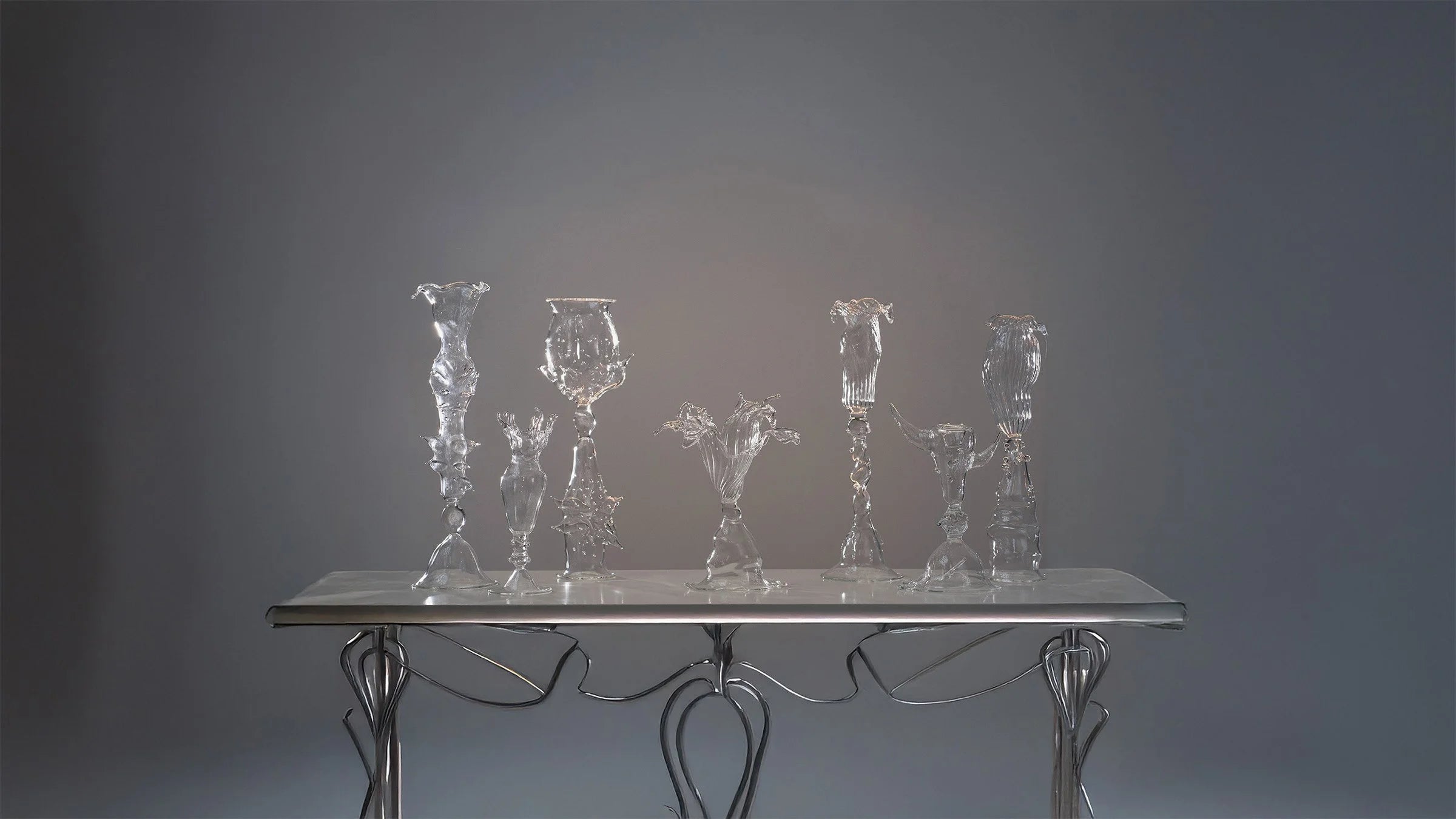 Objects Sculptures in Glass and Borosilicate Glass — detail view