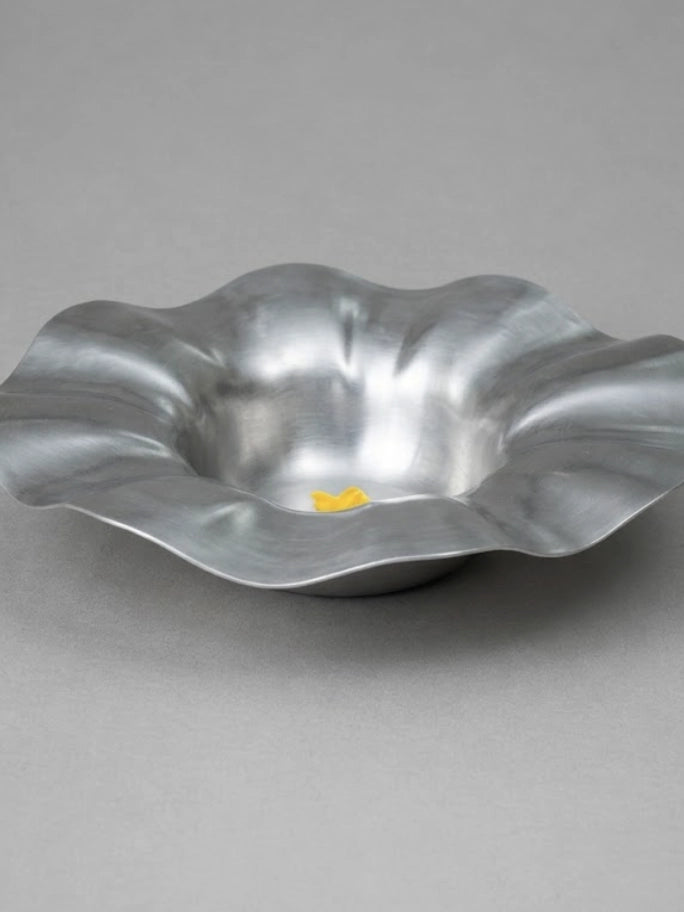 1950s Vintage German Metal Flower Bowl by Blisse | The Oblist