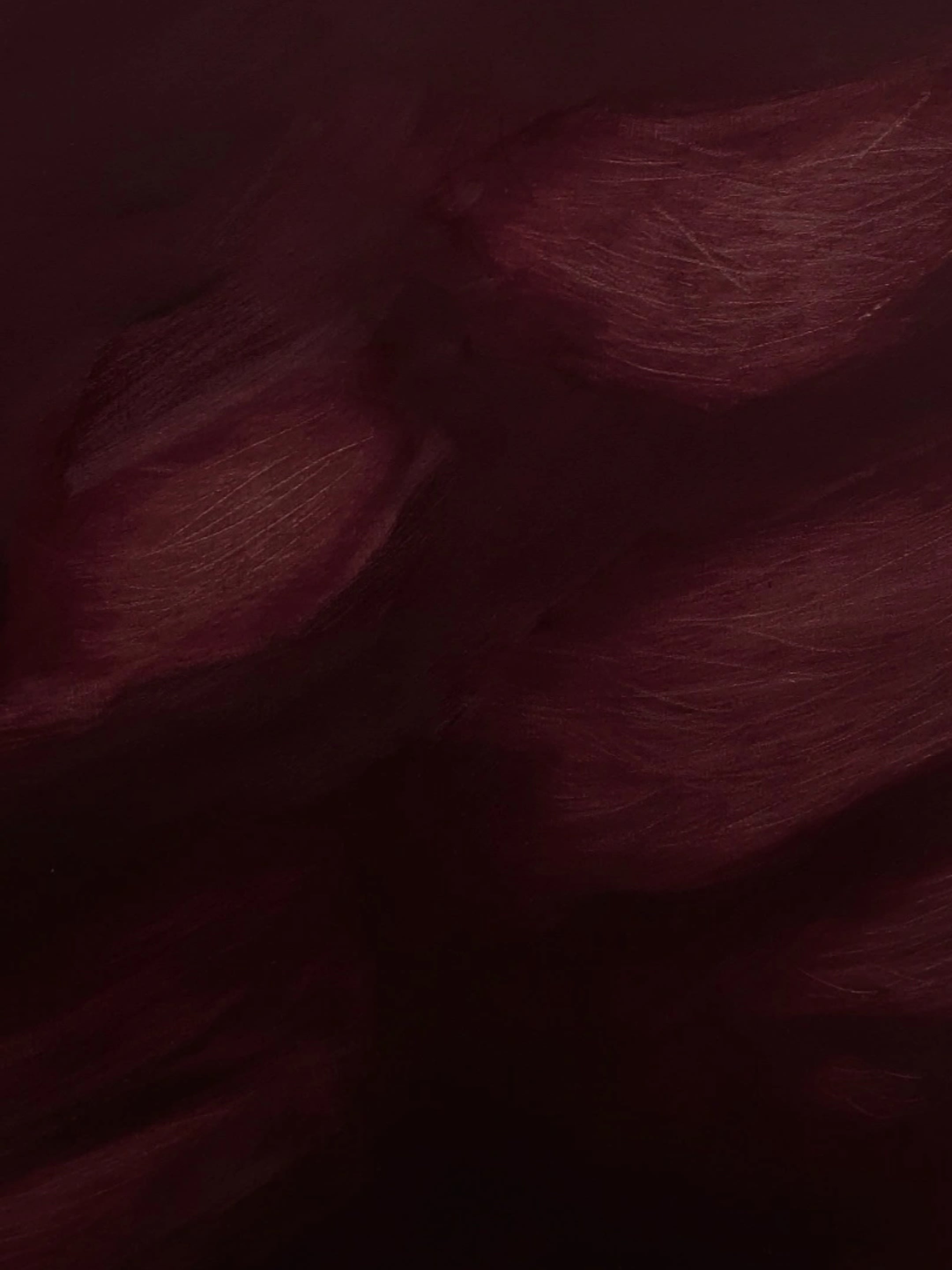 "Pomegranate seeds/deep rubia" — detail view