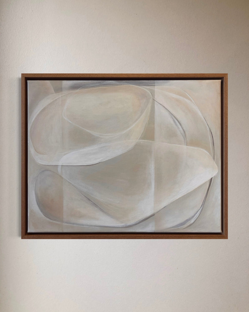 Pause, 2025 Painting by Cate Adriana | The Oblist — contemporary neutral tones