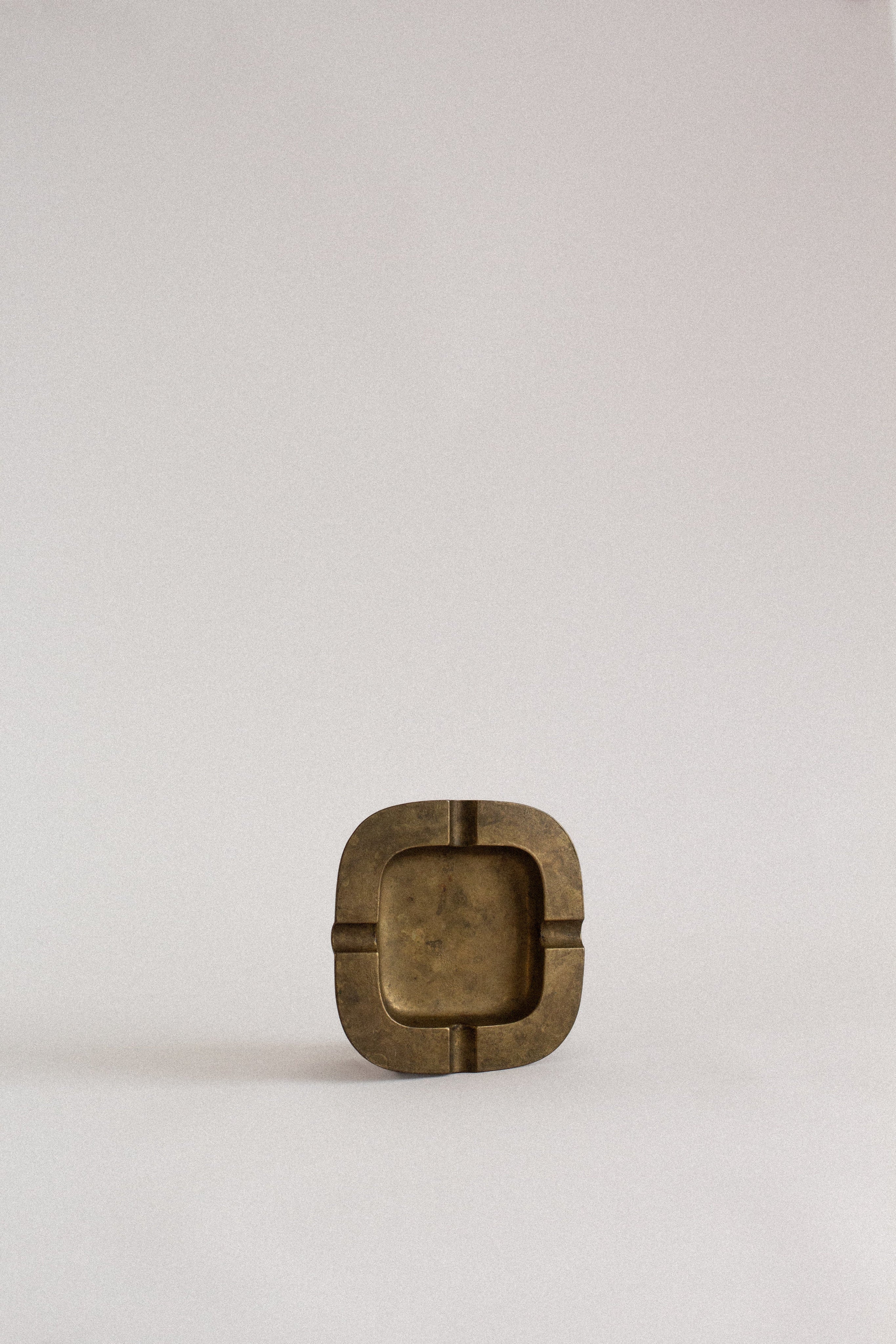 Modernist Brass Ashtray by of matter | The Oblist