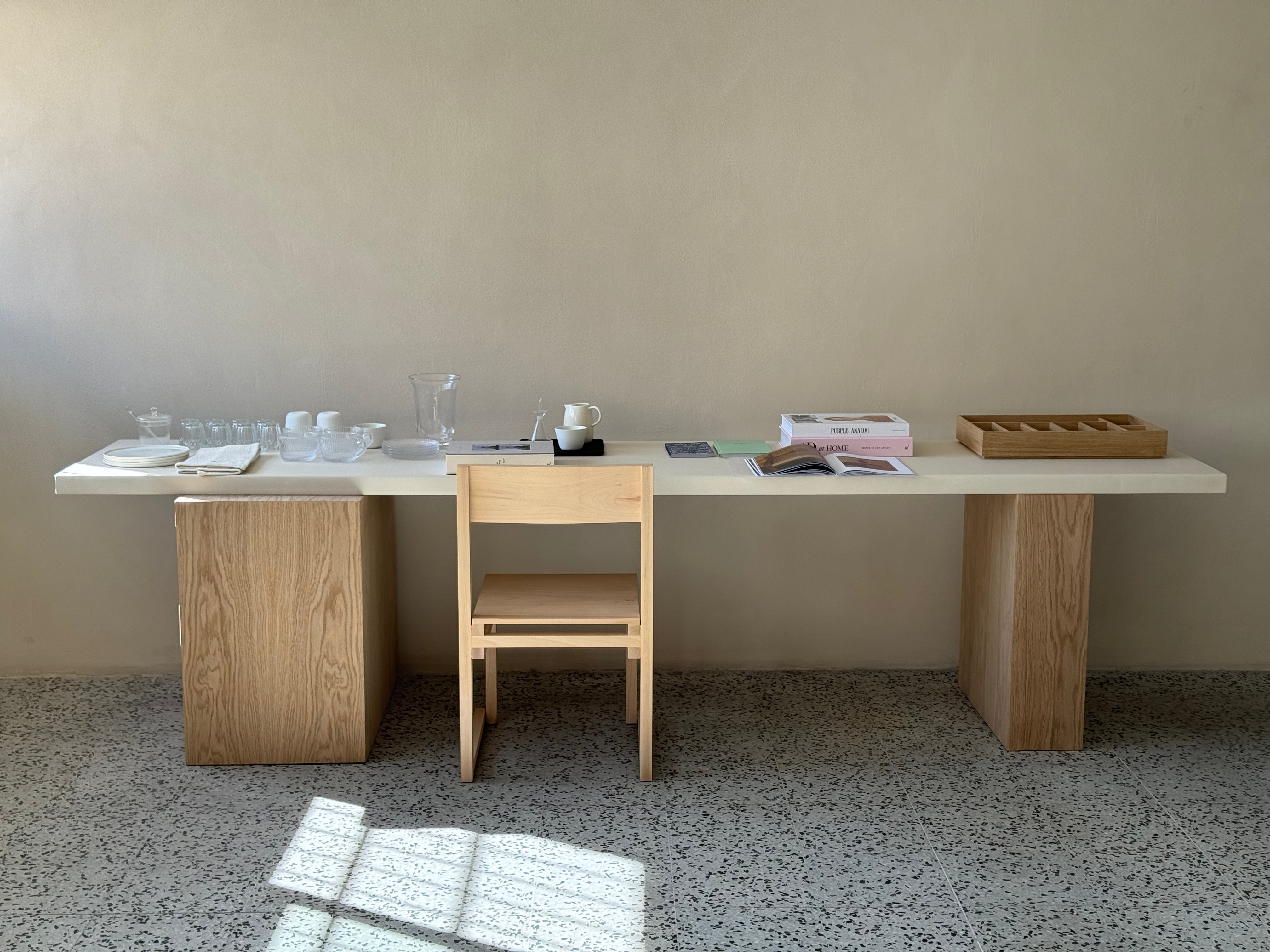 Canoa Studio Table 'Madeira' — lifestyle setting