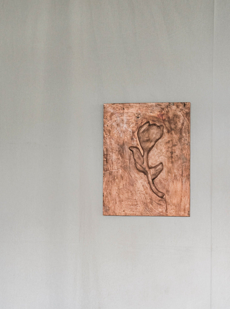 Rose' Chikanka by Rooms Studio | The Oblist — handcrafted terracotta wall sculpture