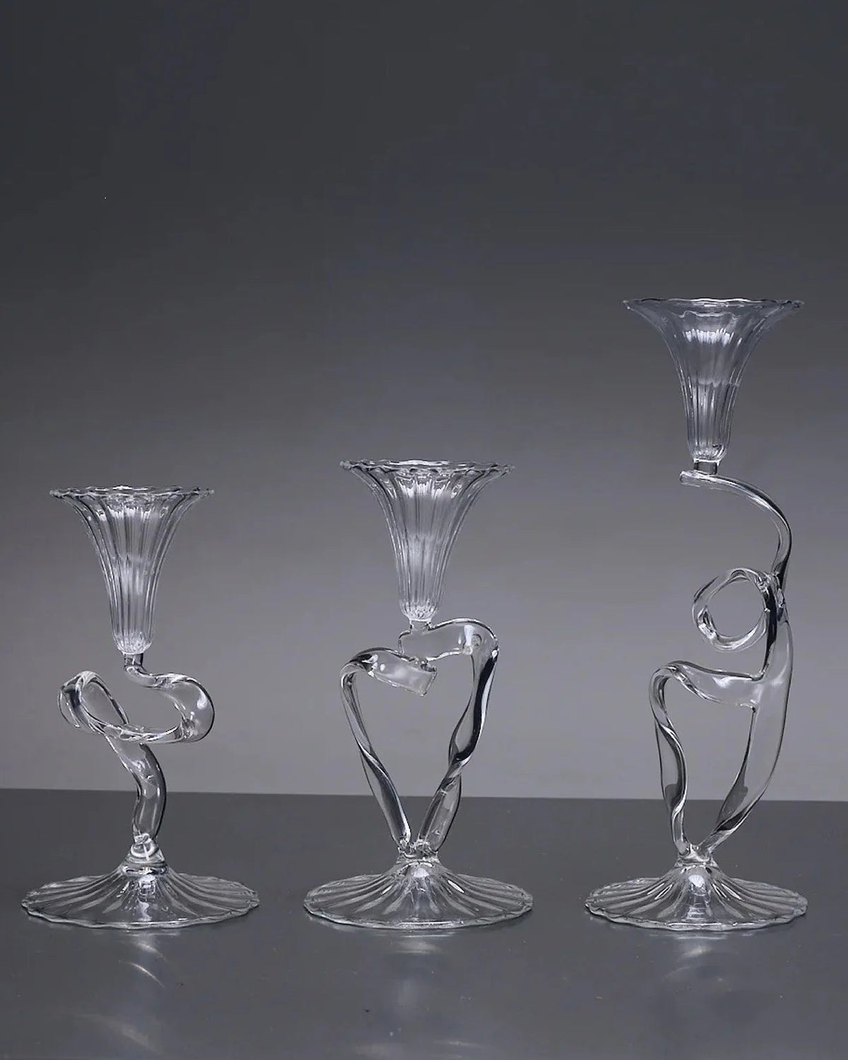 Ribbon Candleholder I, II & III - Floral by Alexandra Denat | The Oblist