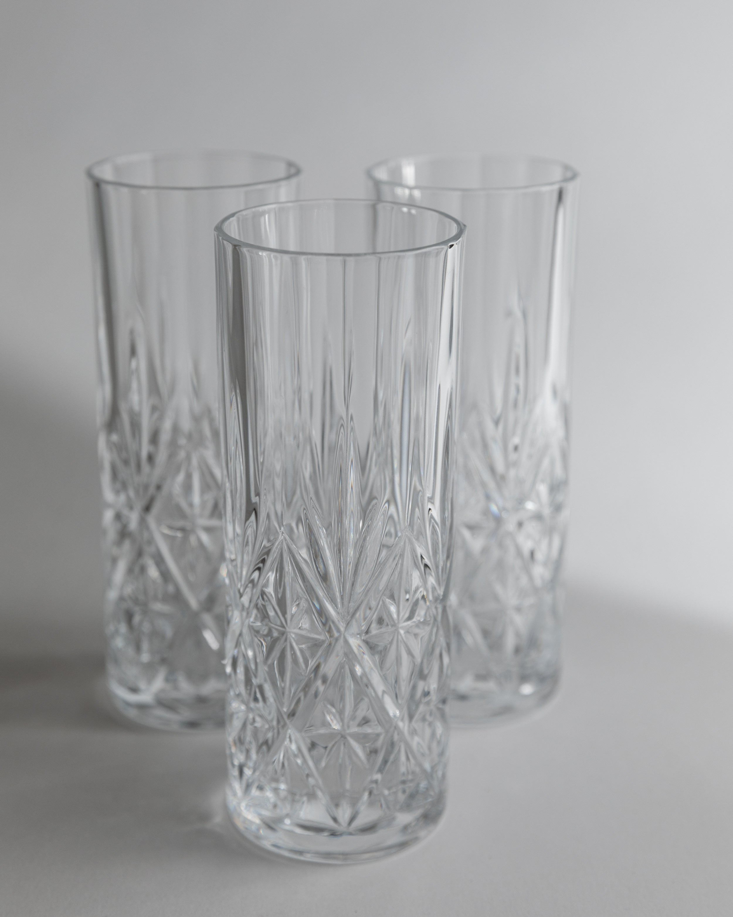 Ensemble de verres en cristal de 11, Italie années 1970