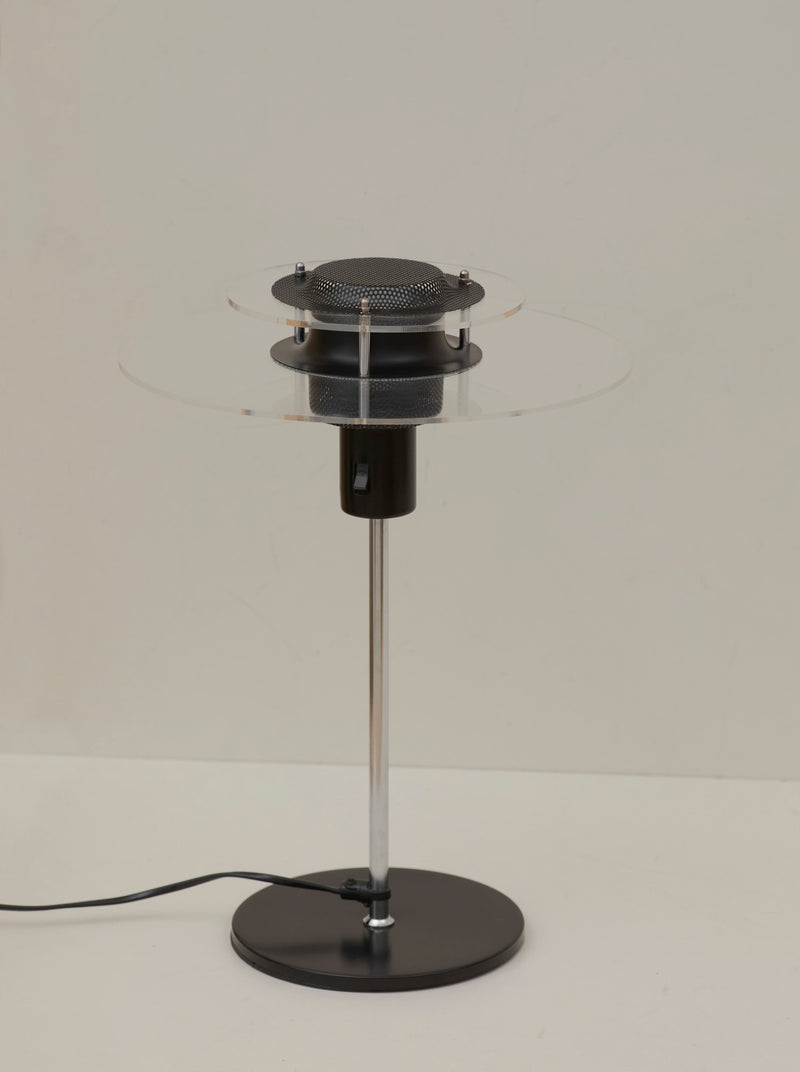 Vintage Postmodern Ikea Cirkle Table Lamp C. 1990 — detail view