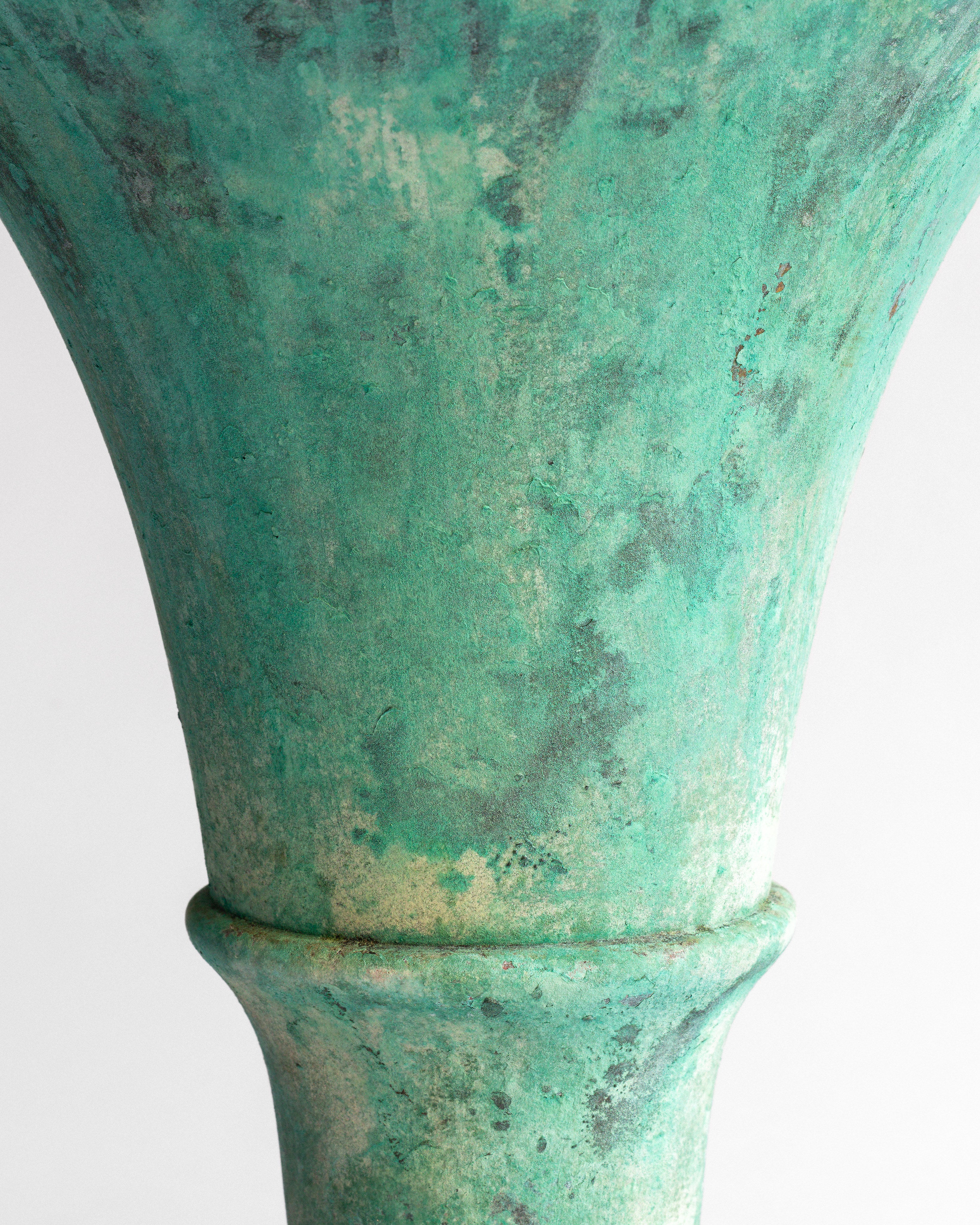 Art Deco Uplighter with Verdigris Patina, 1930s — in context