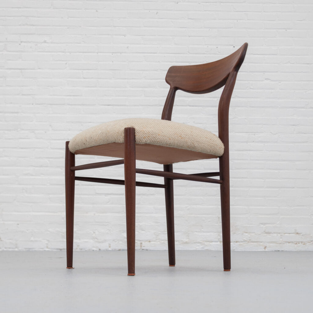 Set of 4 Dining Chairs by Lübke, 1960s — view 9