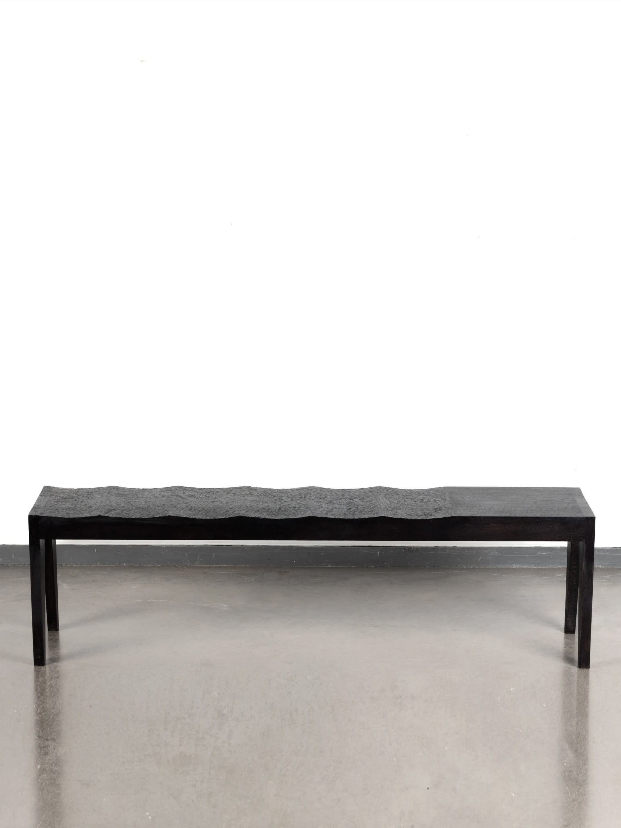 three seater Bench "Onde" — lifestyle setting