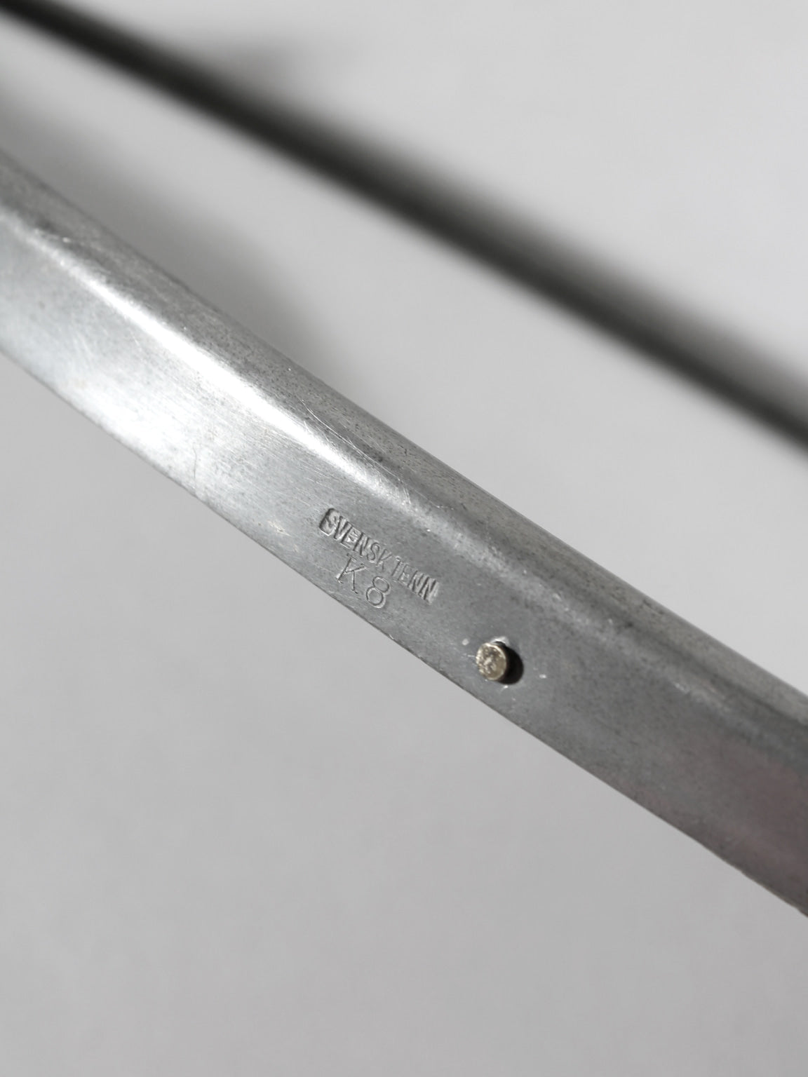 Art Deco Pewter Wall Mirror-Candle Holder, 1930s, Sweden