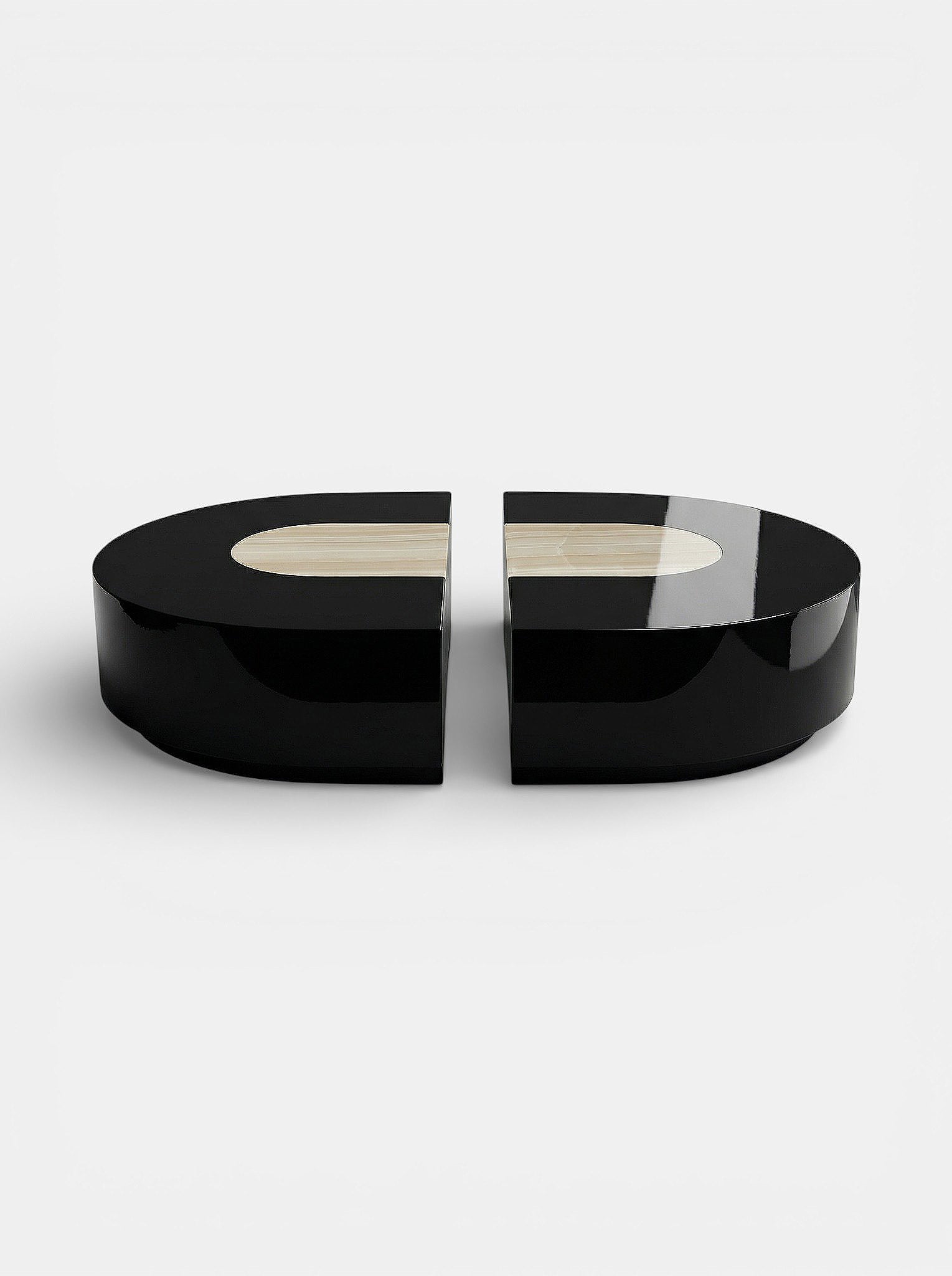 Baci Capsule Black And Ivory Onyx by Marbera | The Oblist