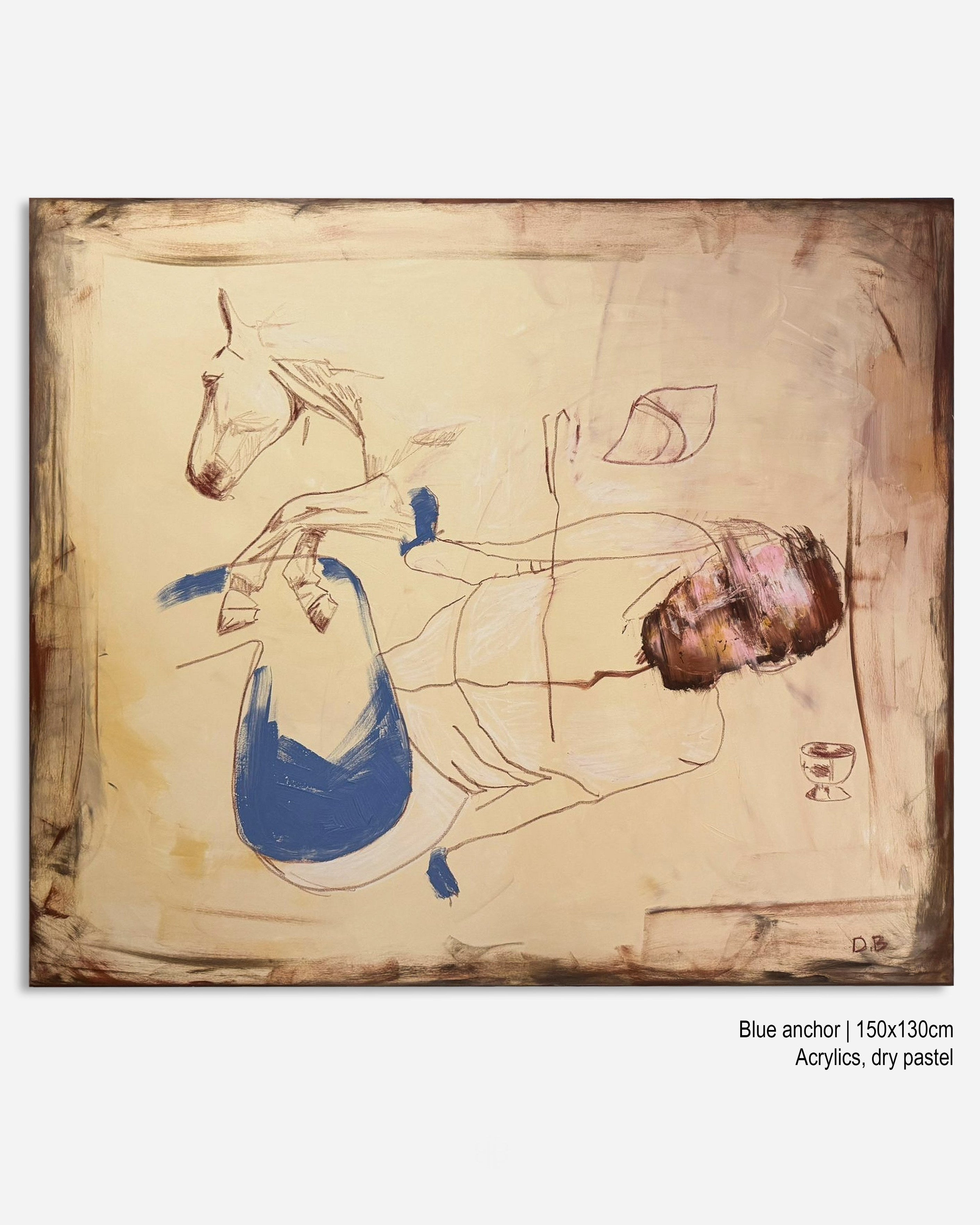 'Blue anchor' Painting