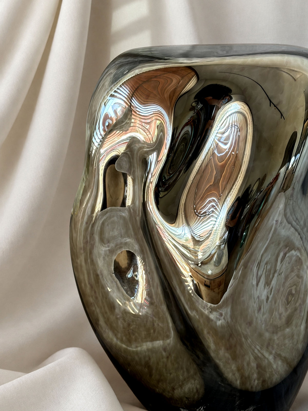 Wave Stool / Side Table Collection — detail view