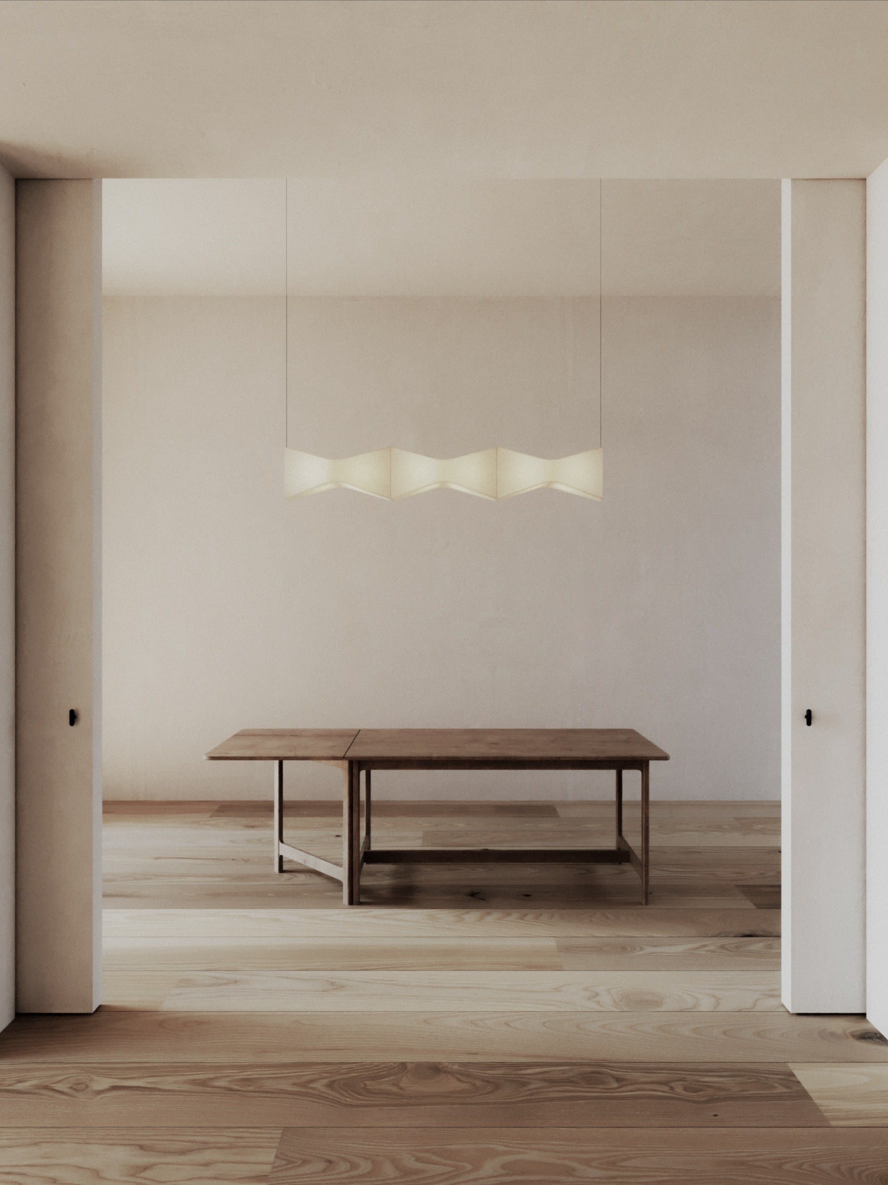 "Arête" Pendant Horizontal Line by Asca Studio | The Oblist