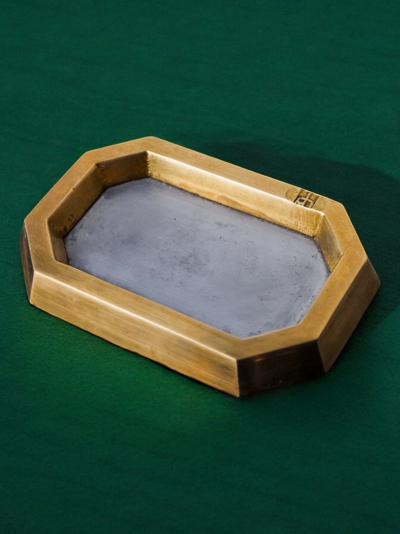 Brutalist Ashtray by David Marshall | The Oblist — brass and metal, vintage design