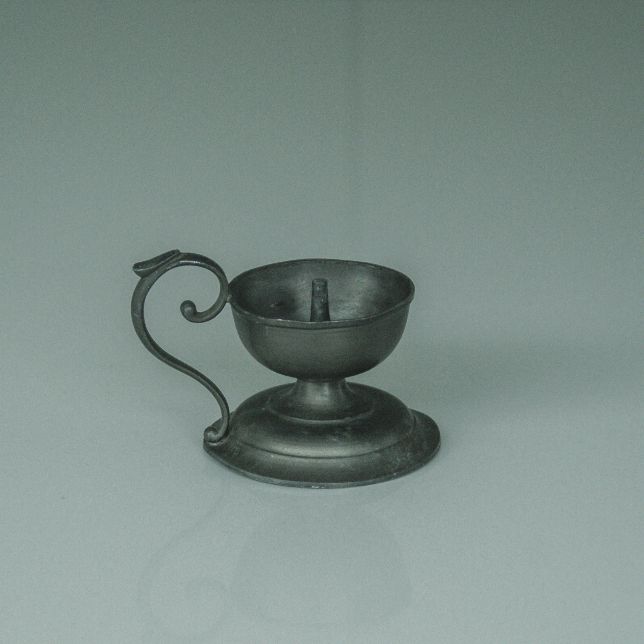 Pewter Candlestick — lifestyle setting