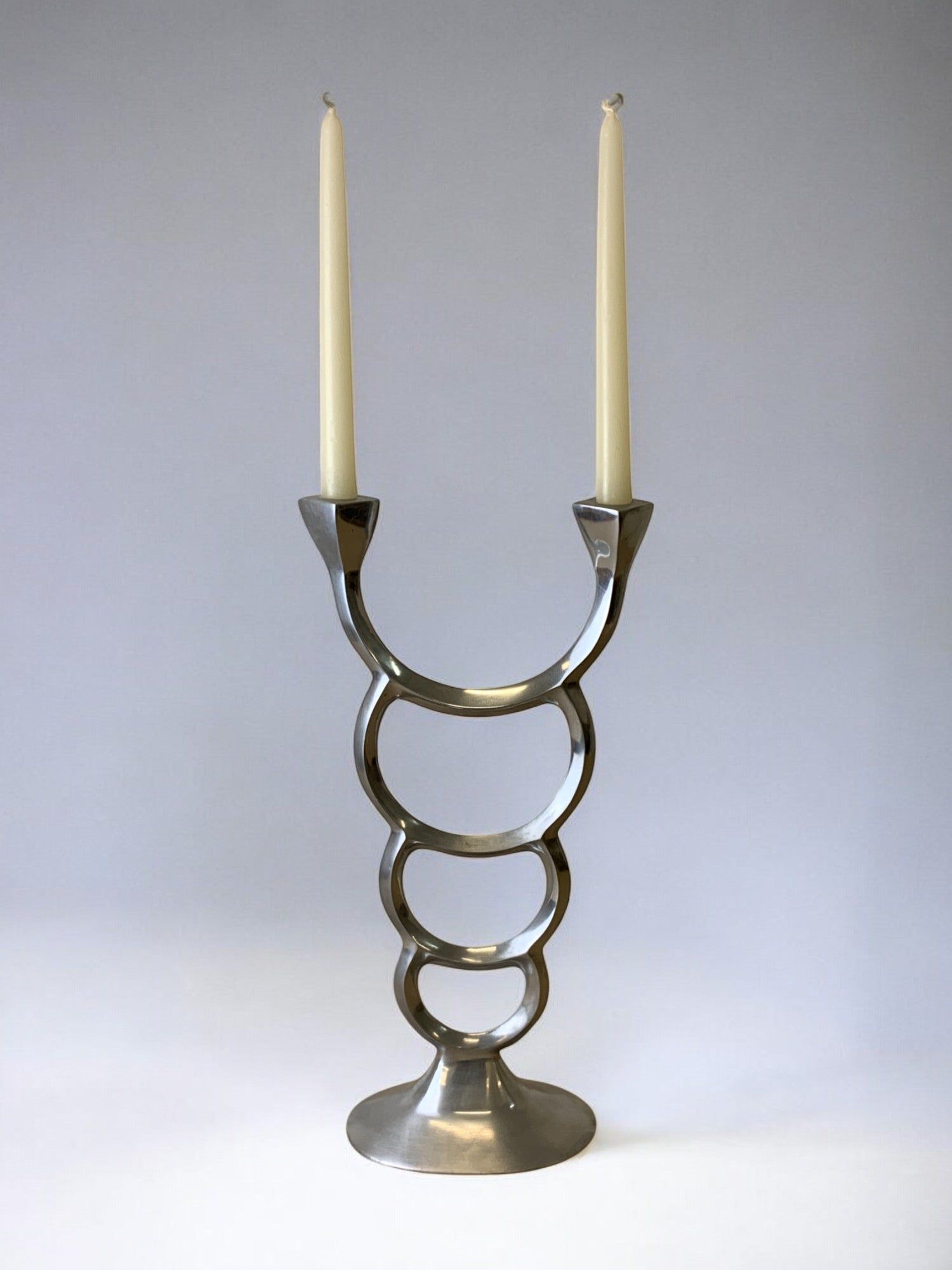 Biomorphic Candleholder, Spain, 1970s by Malamar Studio | The Oblist — metal, vintage design