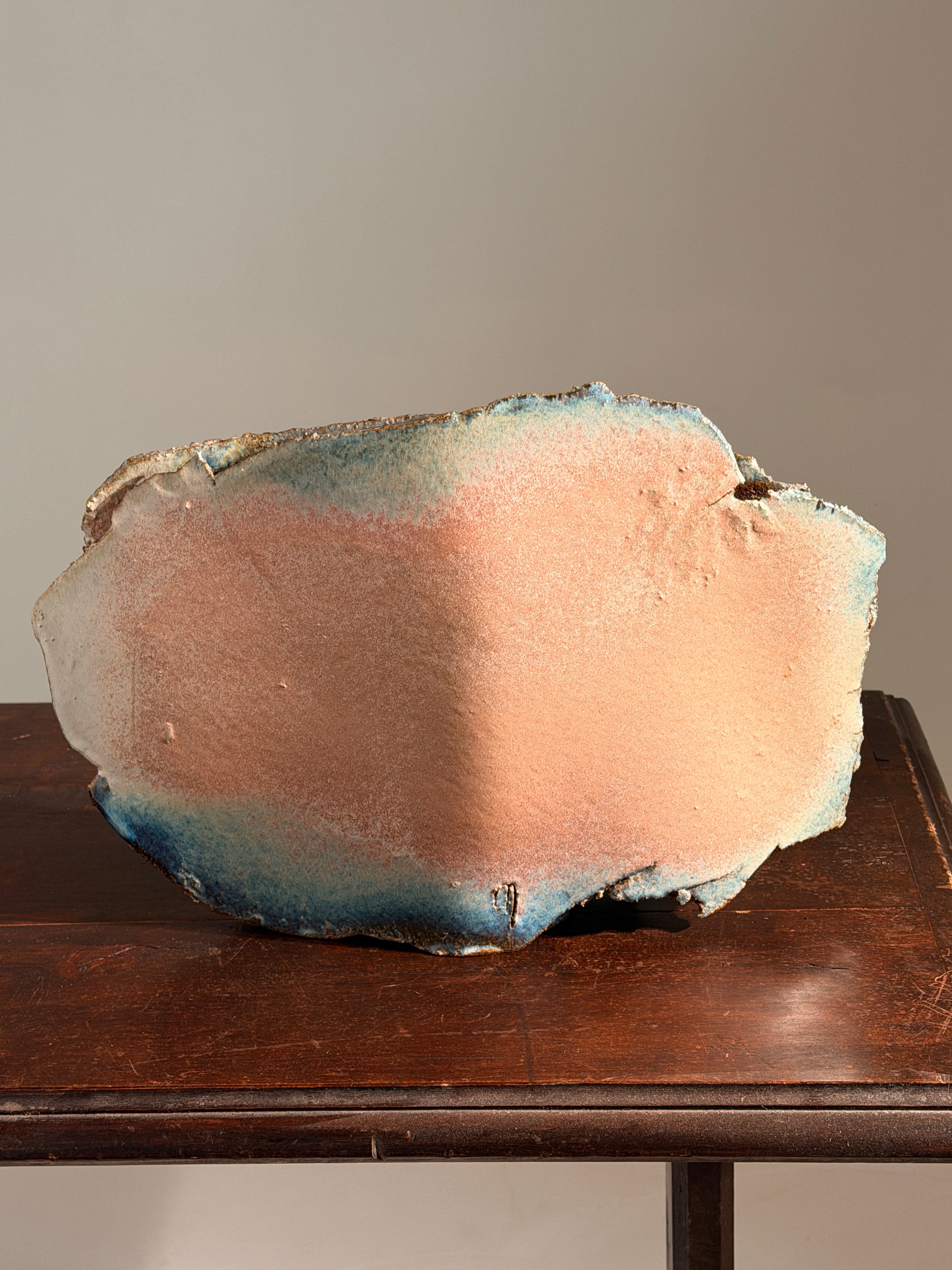 Monumental "Cloud" stoneware vase, France, 1970 — in context