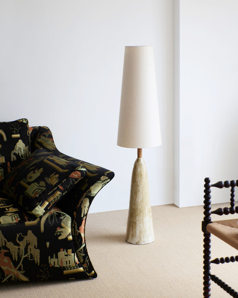 Quinta Floor Light No2 by Project 213A | The Oblist — ceramic base, modern design