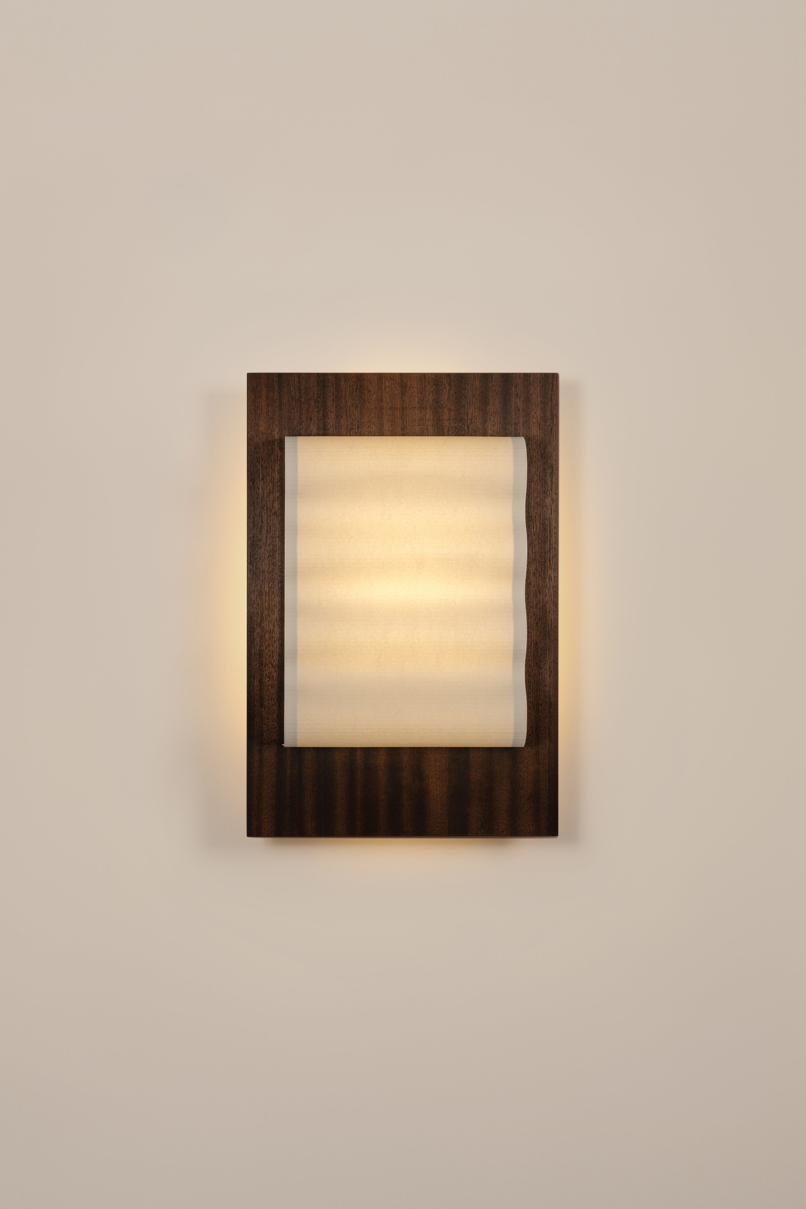 Frame Wood M by Violaine d'Harcourt | The Oblist — handcrafted wood, warm glow