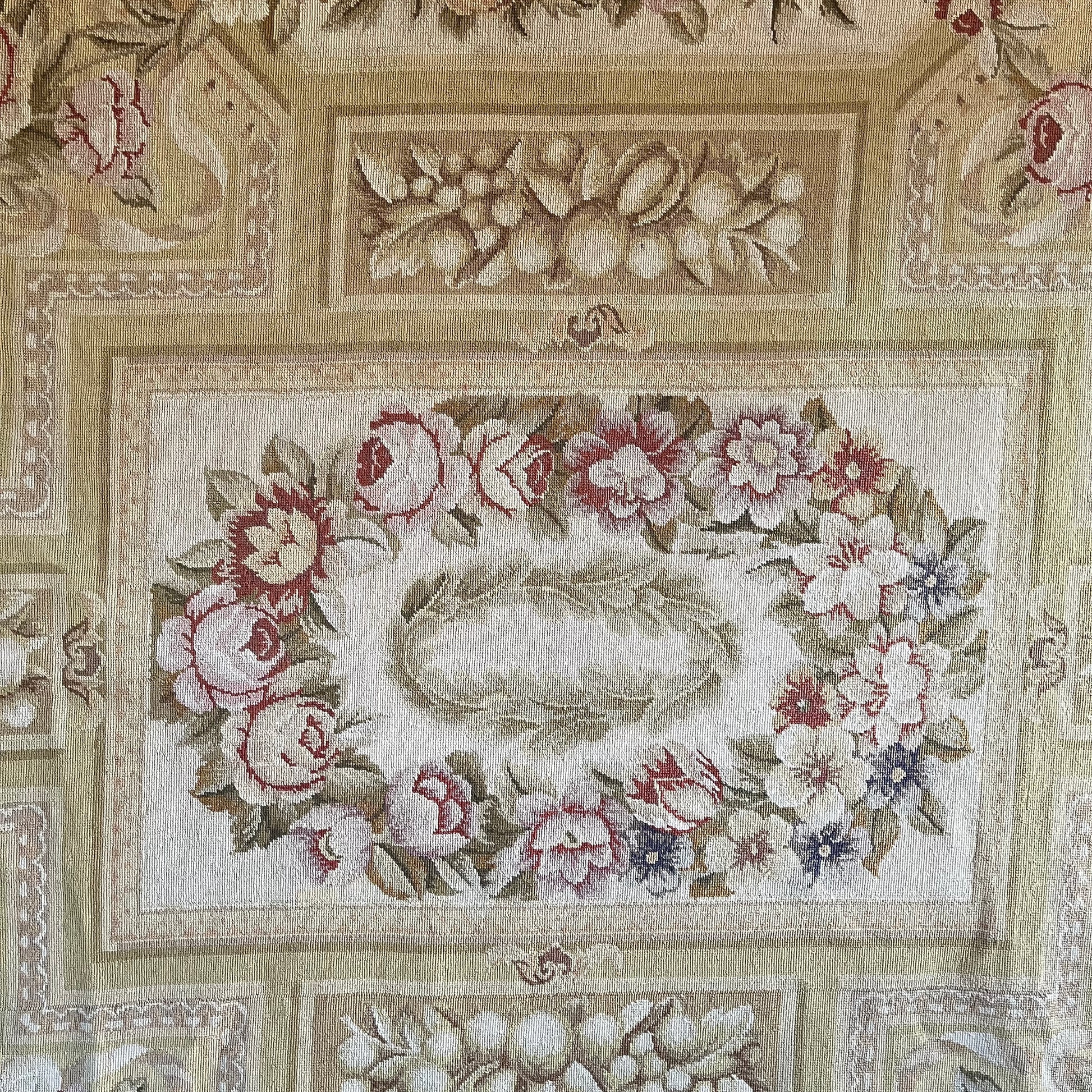 Late 19th Century Aubusson Tapestry — close-up