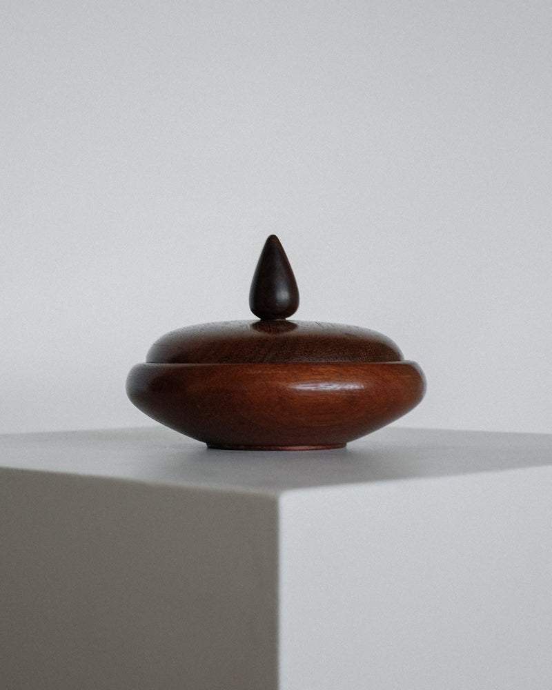 Handcrafted Wooden Lidded Bowl by septembre studios | The Oblist