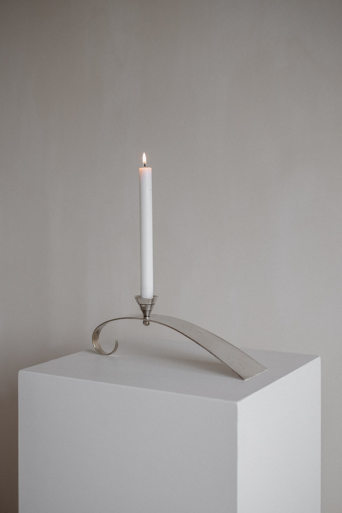 Silver Plated Candle Holder  — view 9