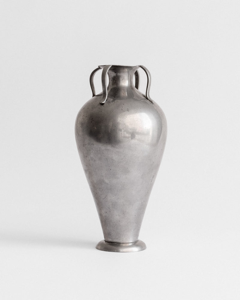 Art Deco Pewter Vase by C.G. Hallberg, Sweden, 1932 — detail view