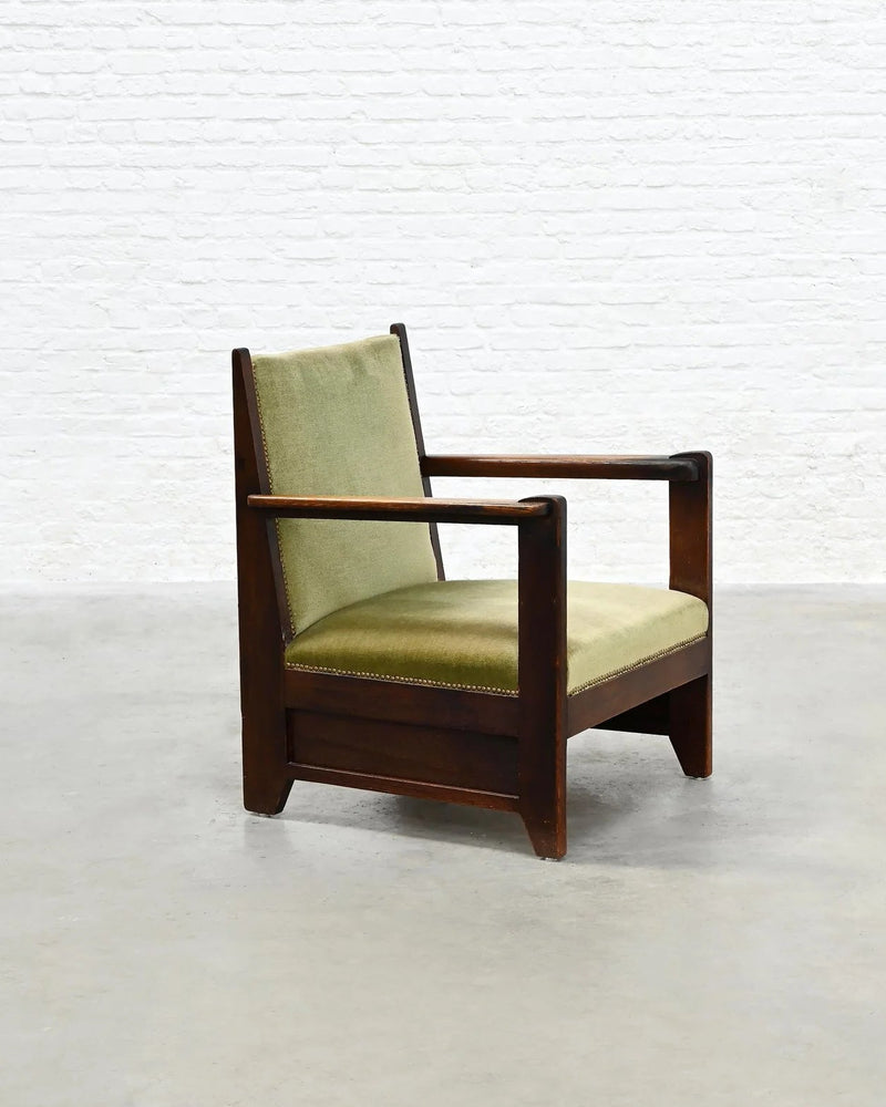 Hague School Armchair, The Netherlands, 1920s by Introverso | The Oblist