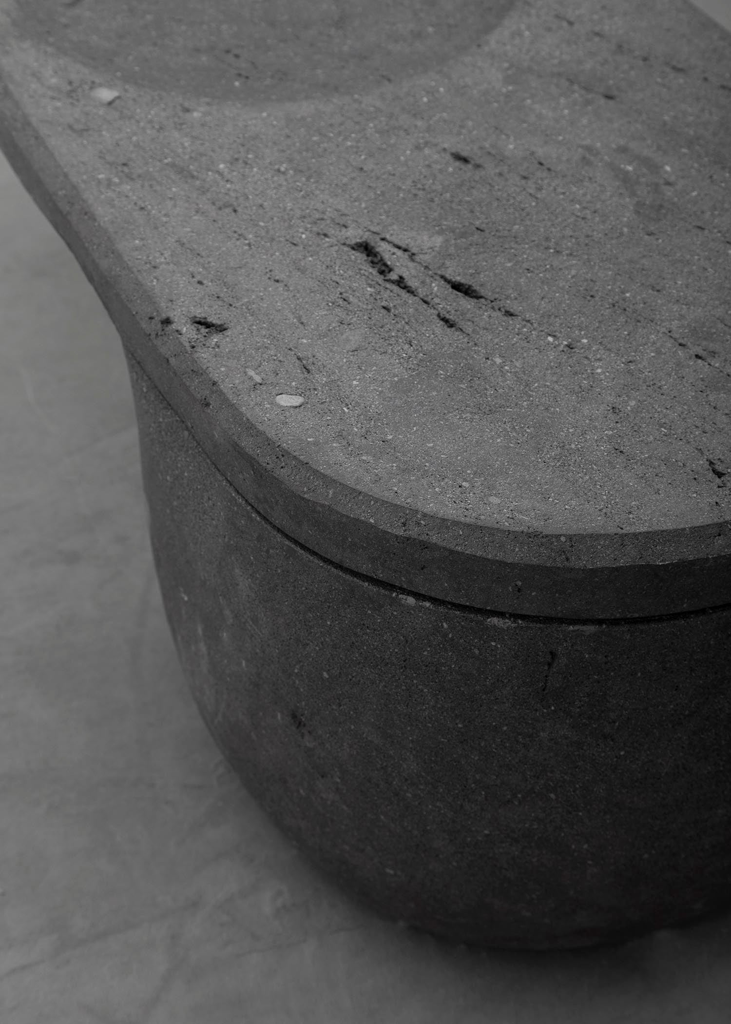 CENTRO Coffee Table Handcarved Volcanic Stone — additional view