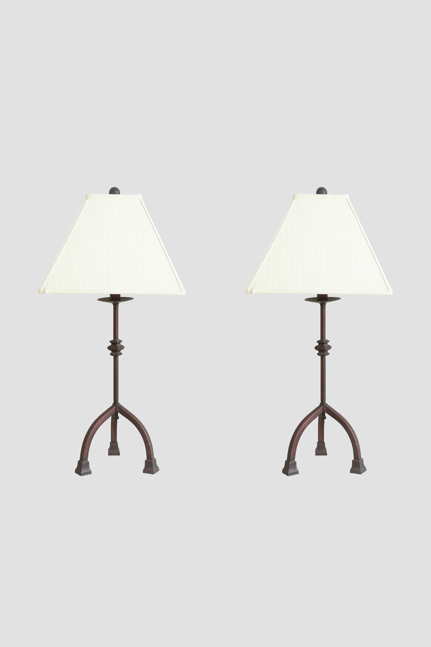 Sculptural Tripod Table Lamp Set  by Villa | The Oblist