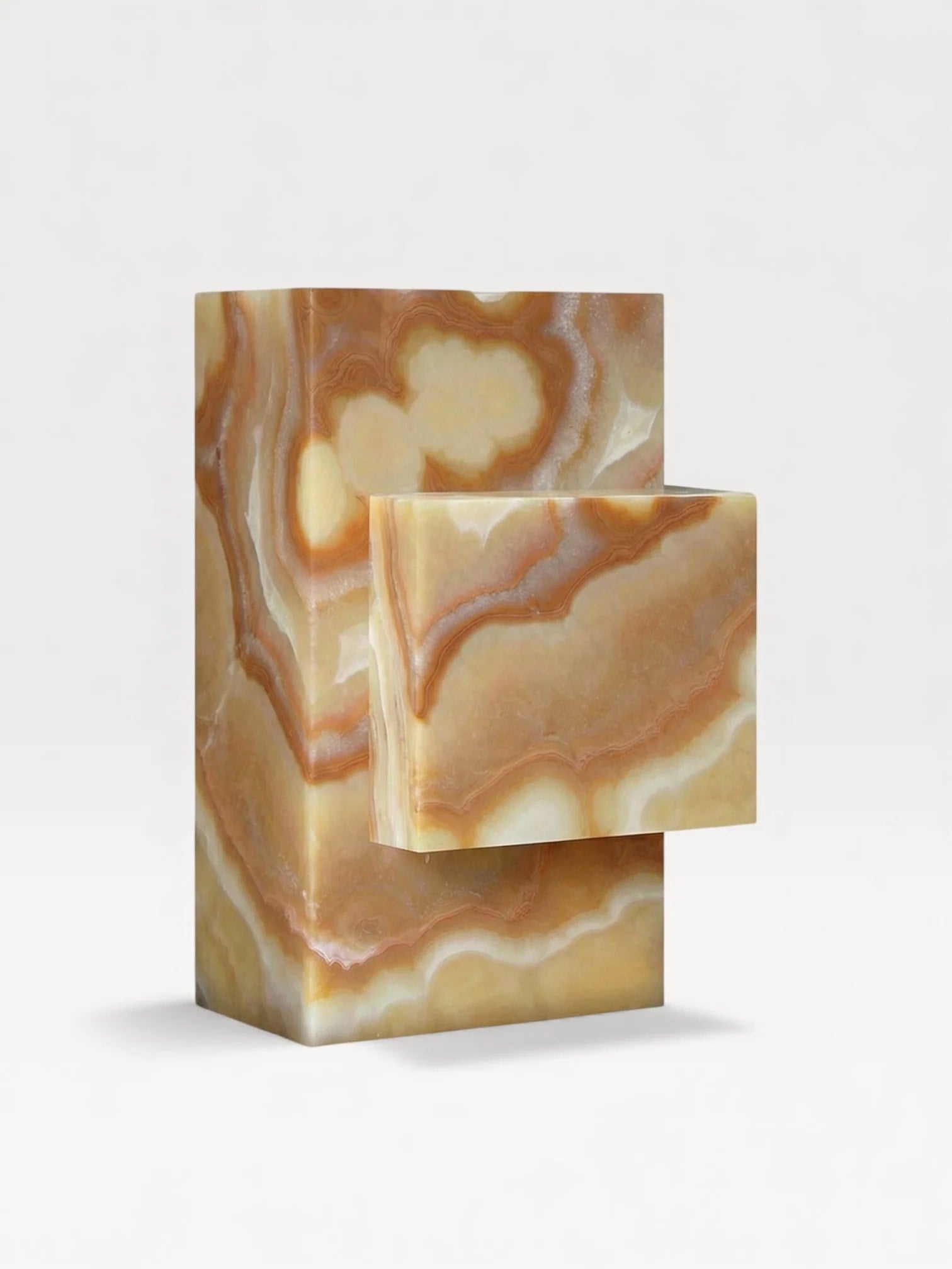 Ella Sixties Onyx - Table basse en marbre