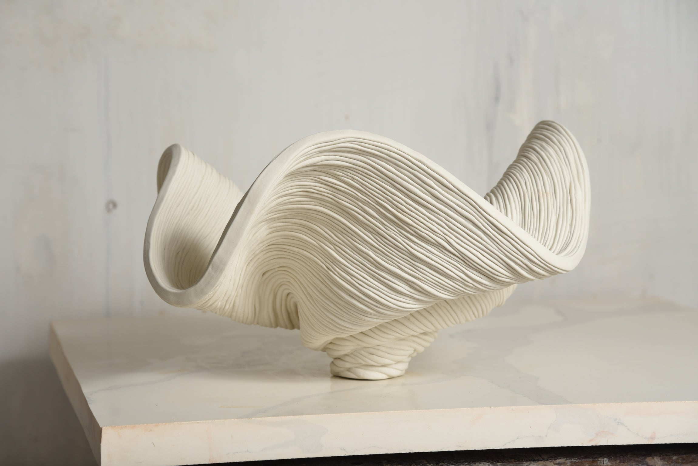Wide Porcelain Bowl by The Soucy Shop | The Oblist