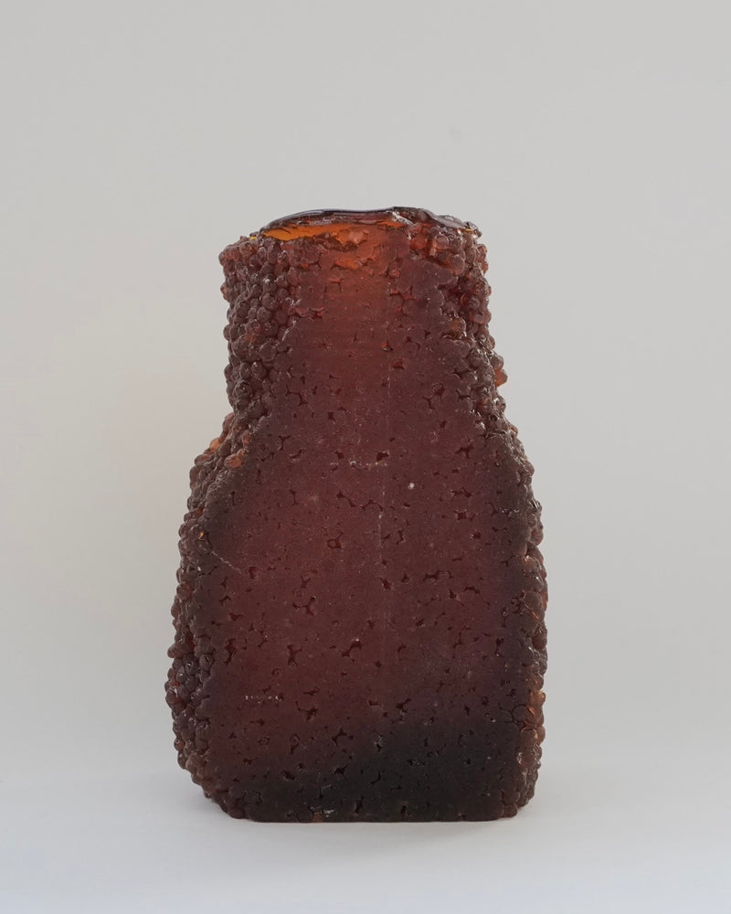 Pine Resin Vase by Yunju Jung | The Oblist — handcrafted amber resin