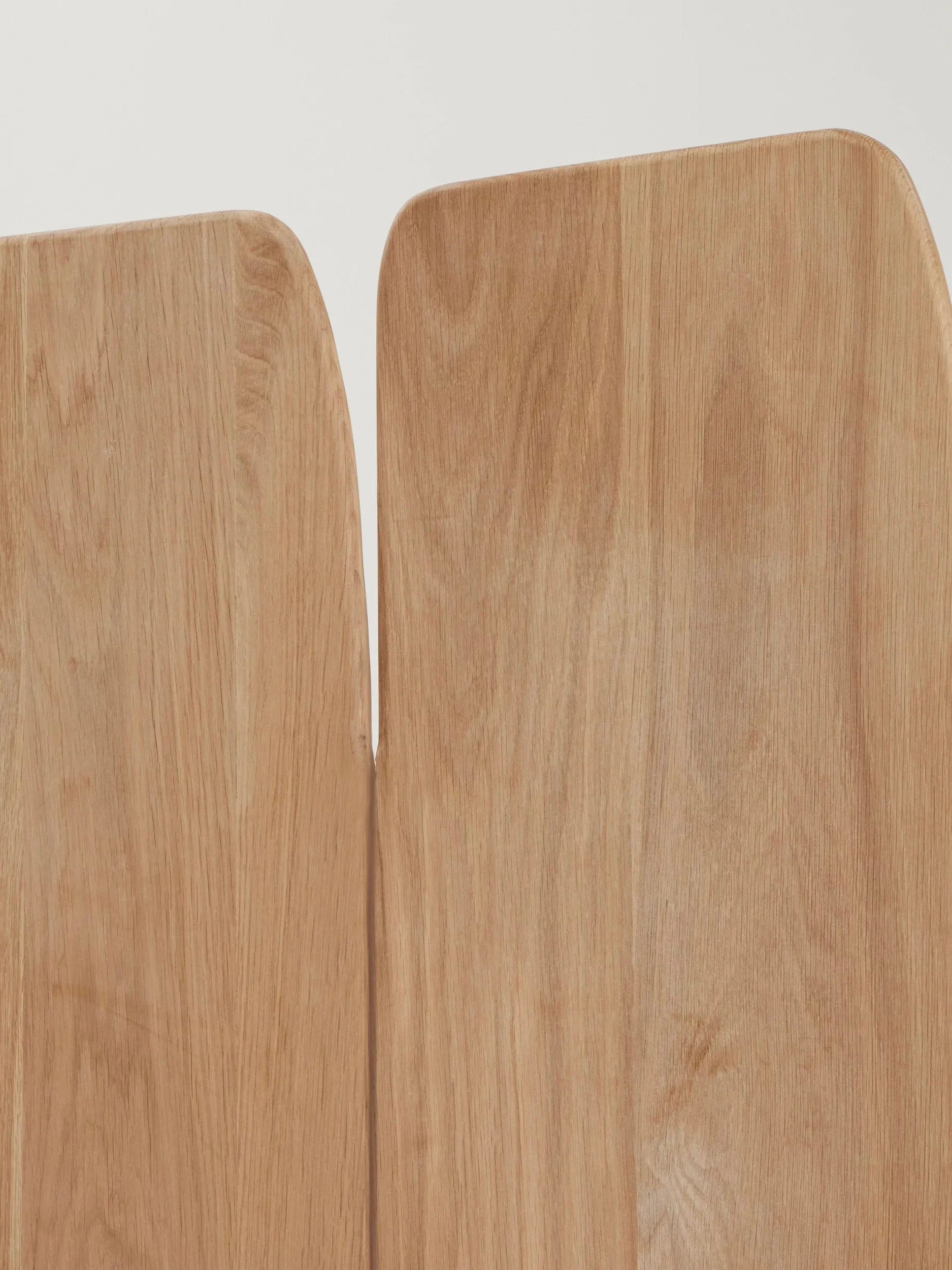 Madeira Oak Headboard Large — side angle