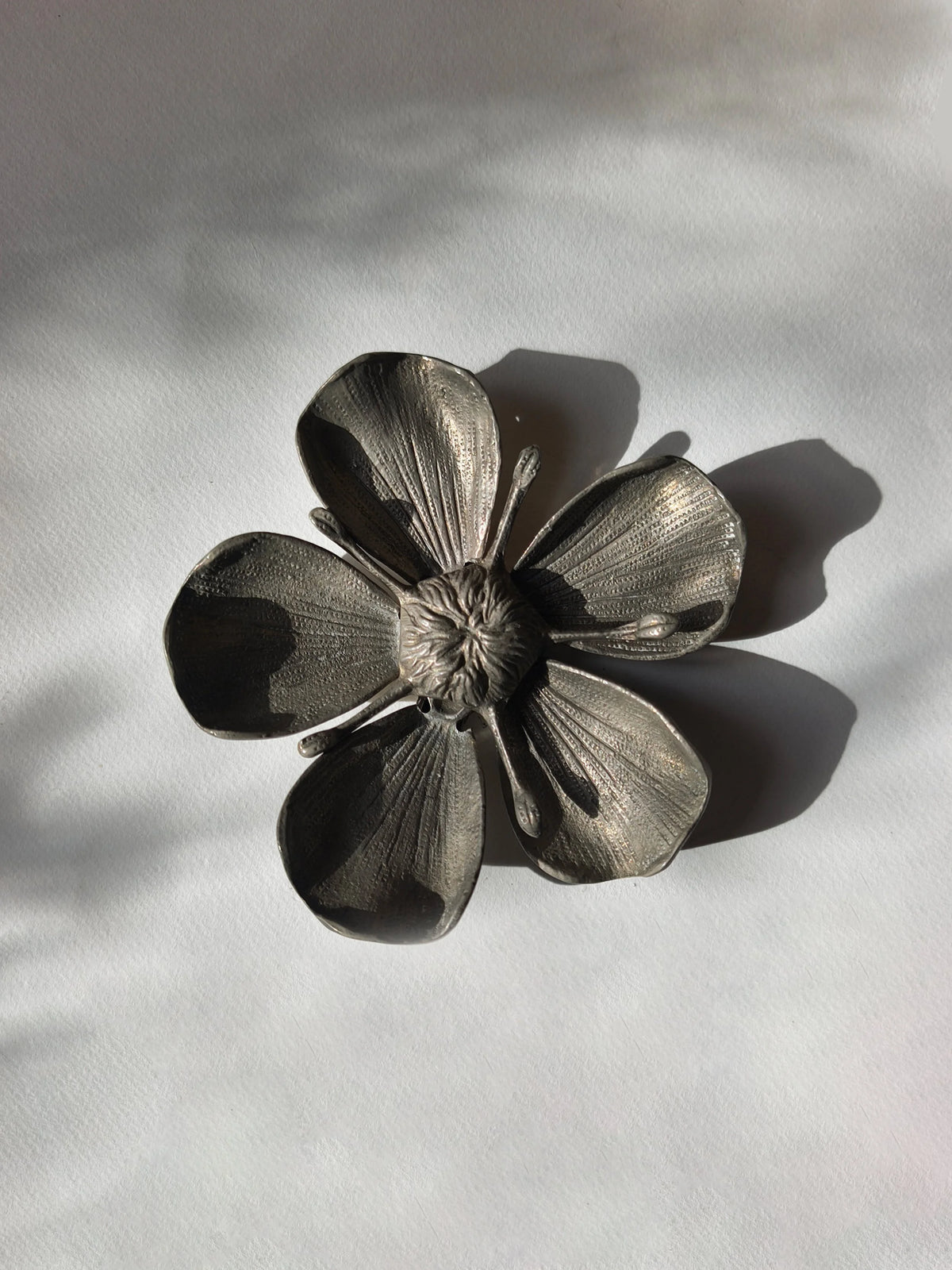 Floral Ashtray — side angle
