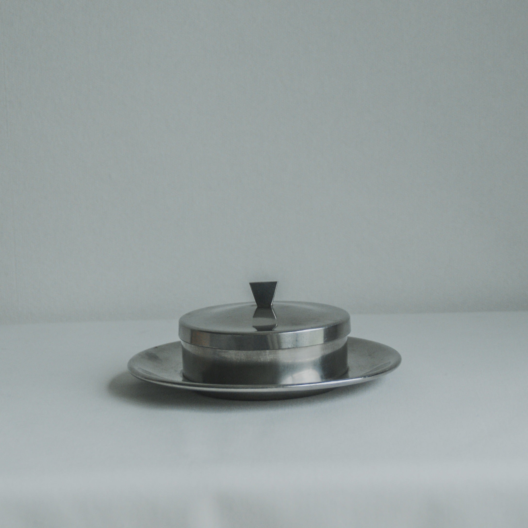 Art Deco Butter Dish — lifestyle setting